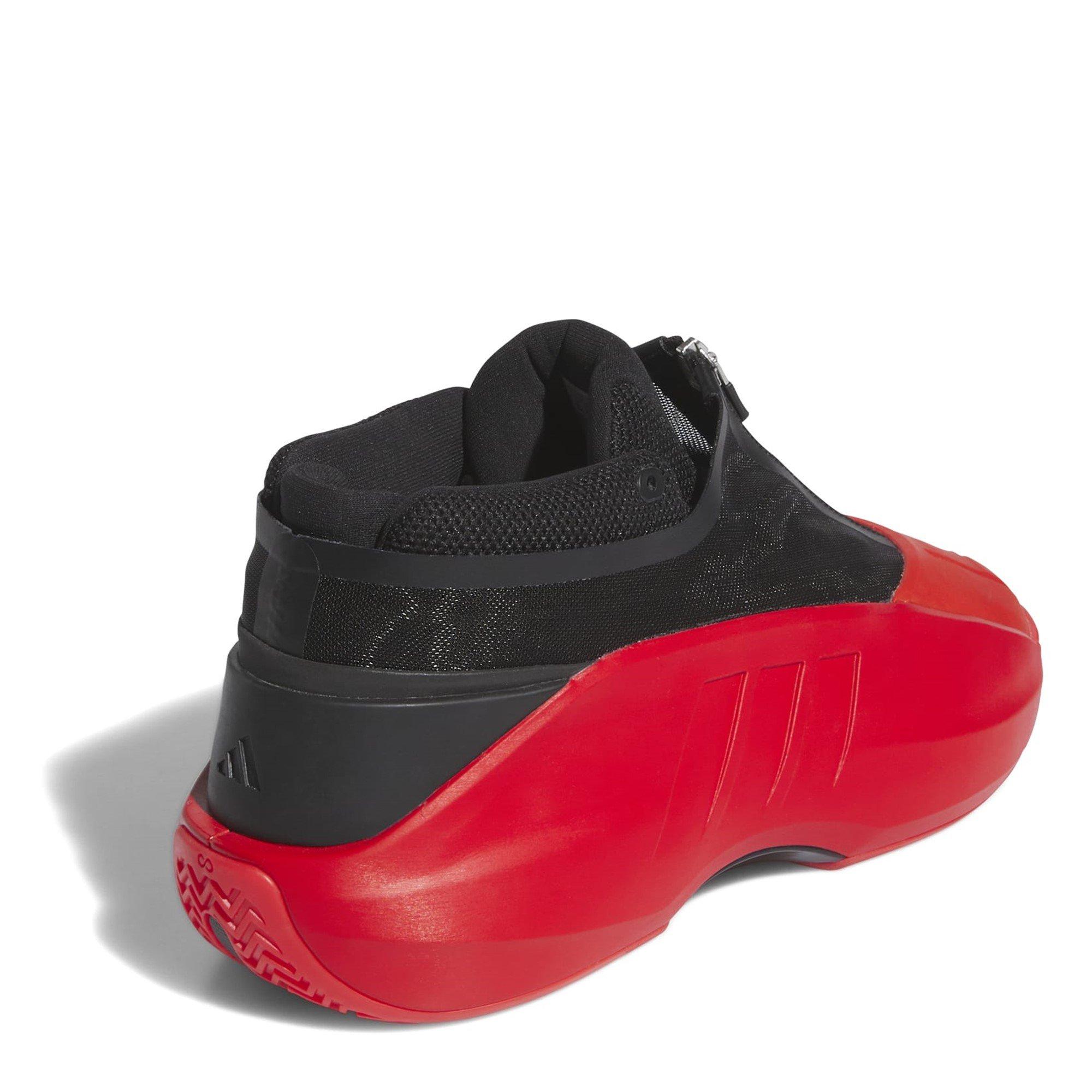 Red - adidas - Crazy Infant Junior Basketball Trainers - 4