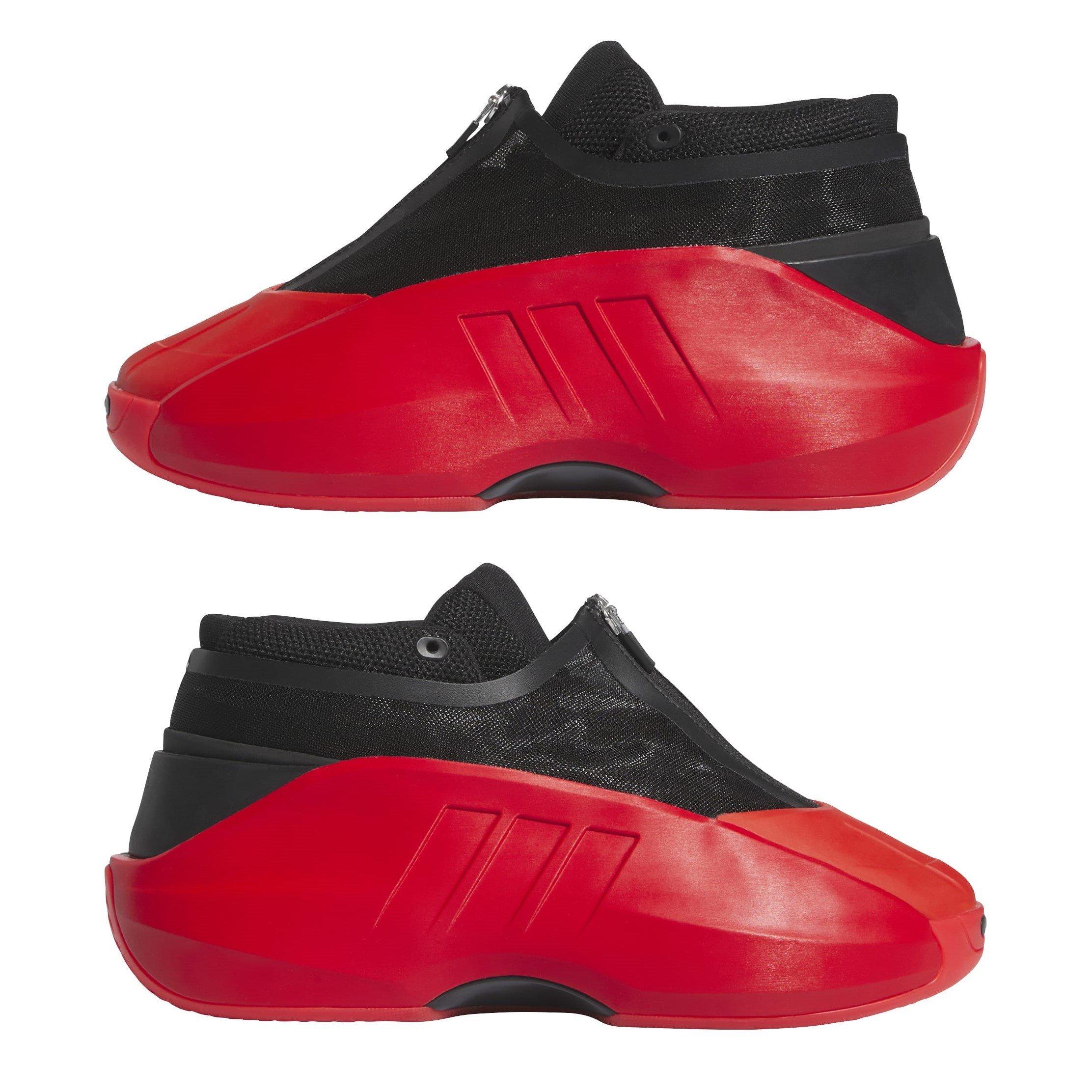 Red - adidas - Crazy Infant Junior Basketball Trainers - 9