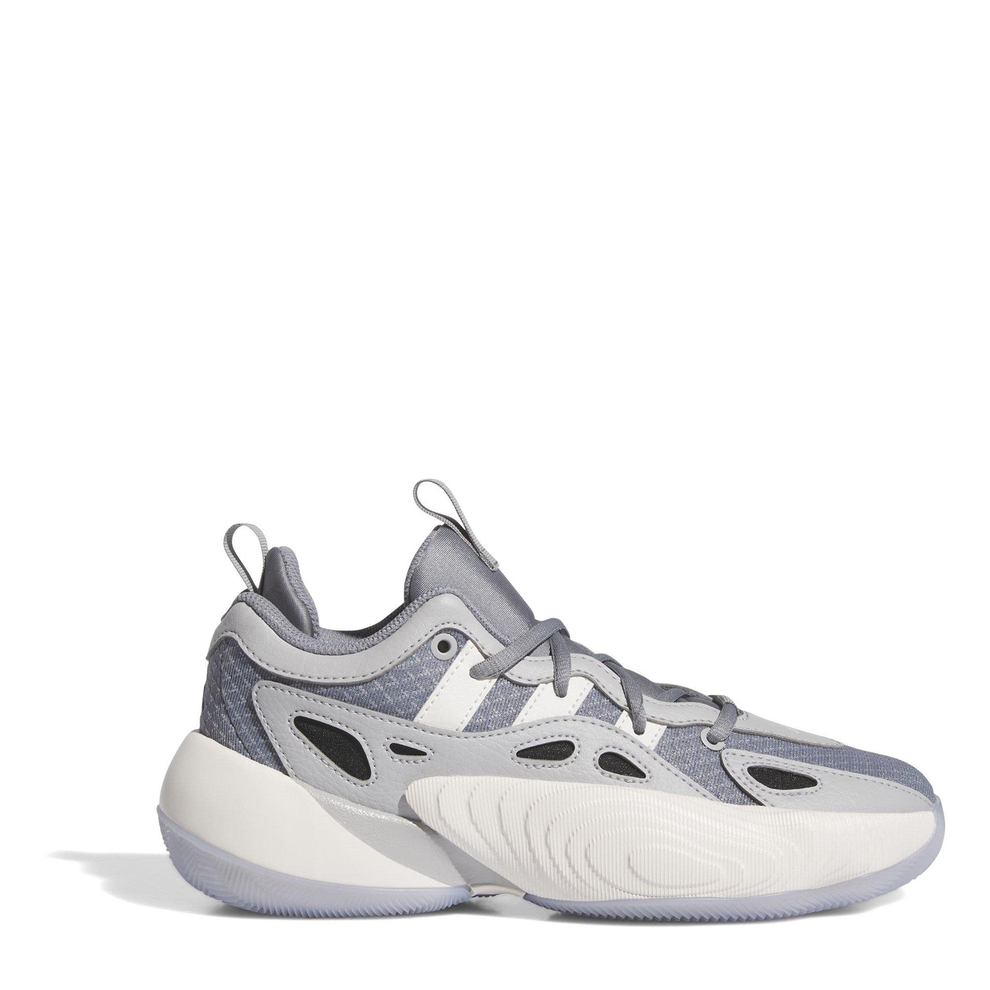 Adidas Boys Kids' Trae Unlimited Basketball Trainers - Grey Three - 4.5 (37.5)