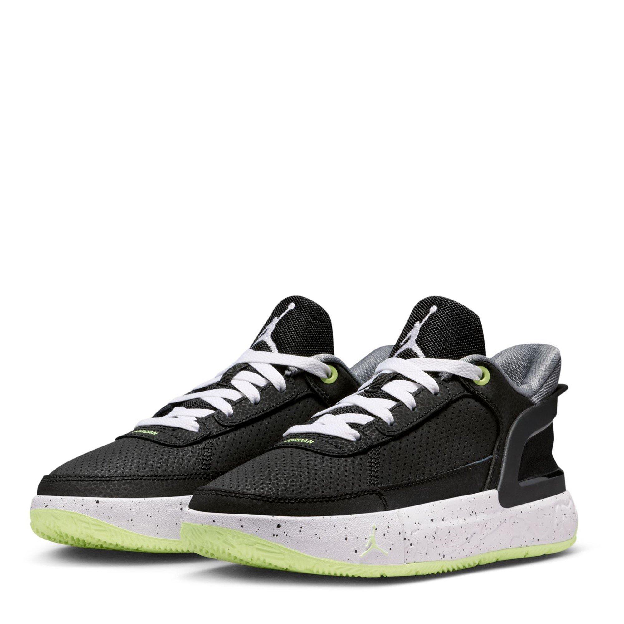Black/Volt - Air Jordan - Day1 EasyOn Big Kids' Shoes - 4