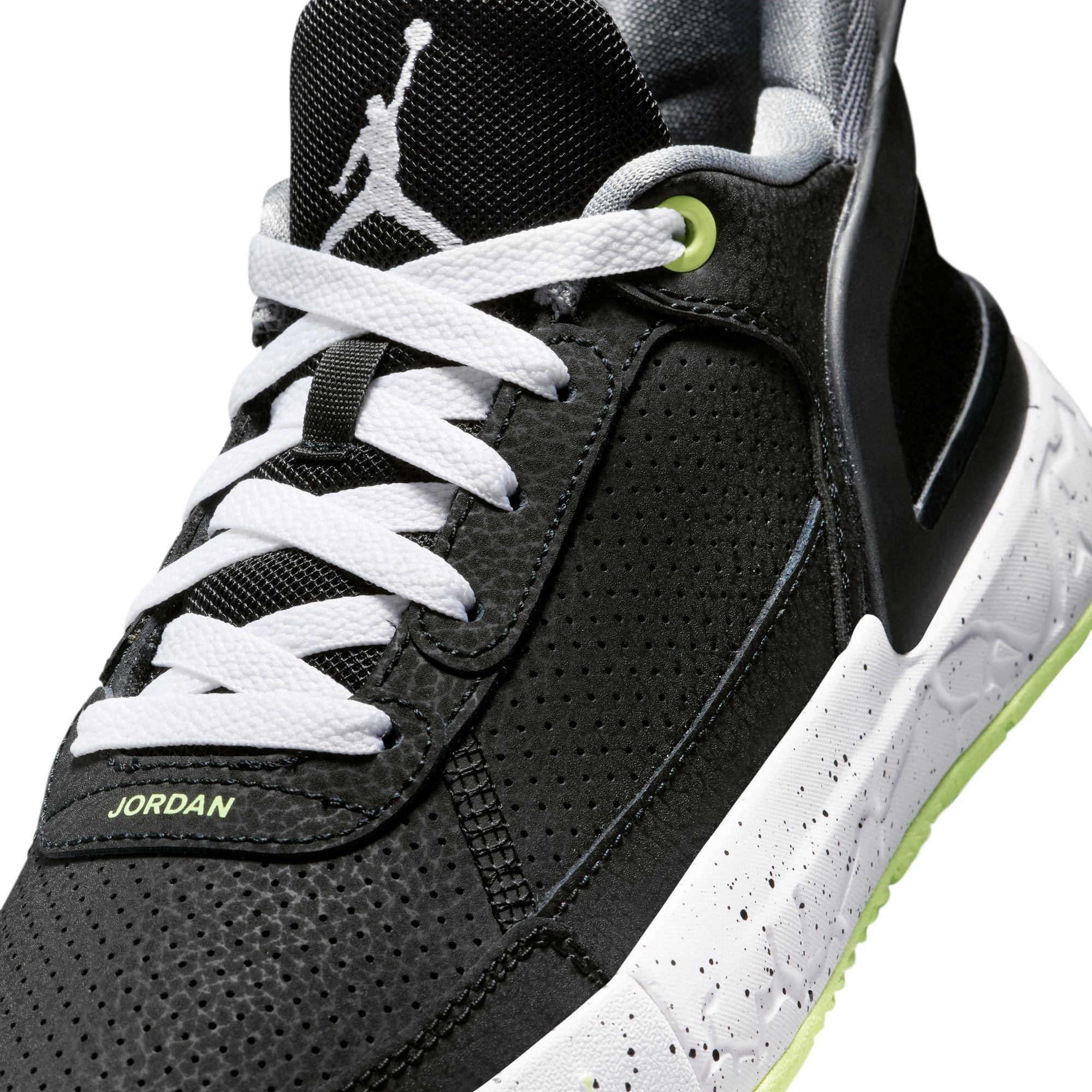 Black/Volt - Air Jordan - Day1 EasyOn Big Kids' Shoes - 7