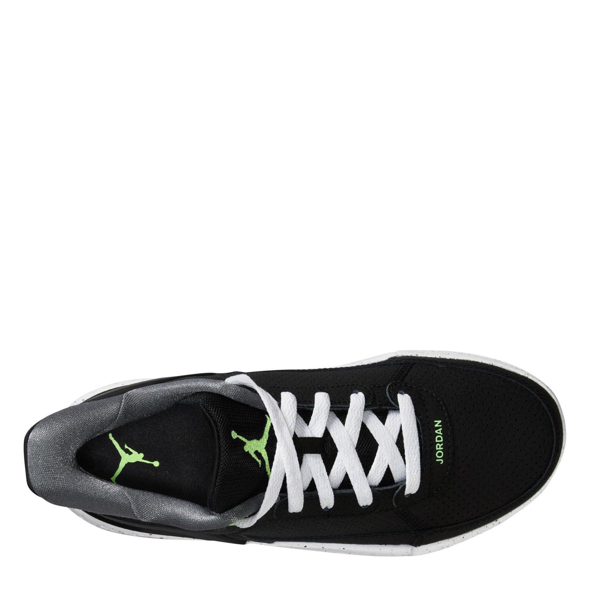 Black/Volt - Air Jordan - Day1 EasyOn Big Kids' Shoes - 10