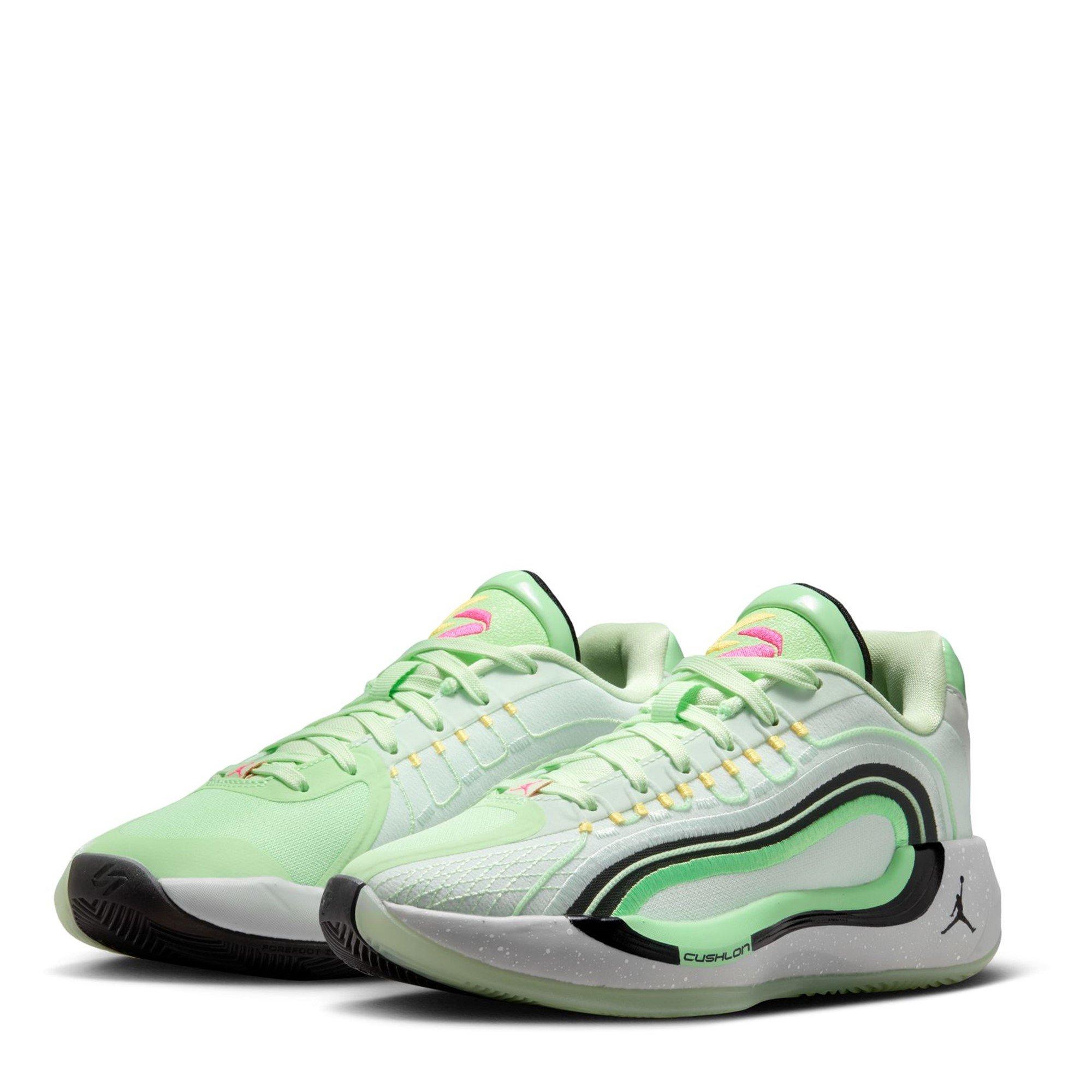 Green/Black - Air Jordan - Kids' Luka Basketball Trainers - 4