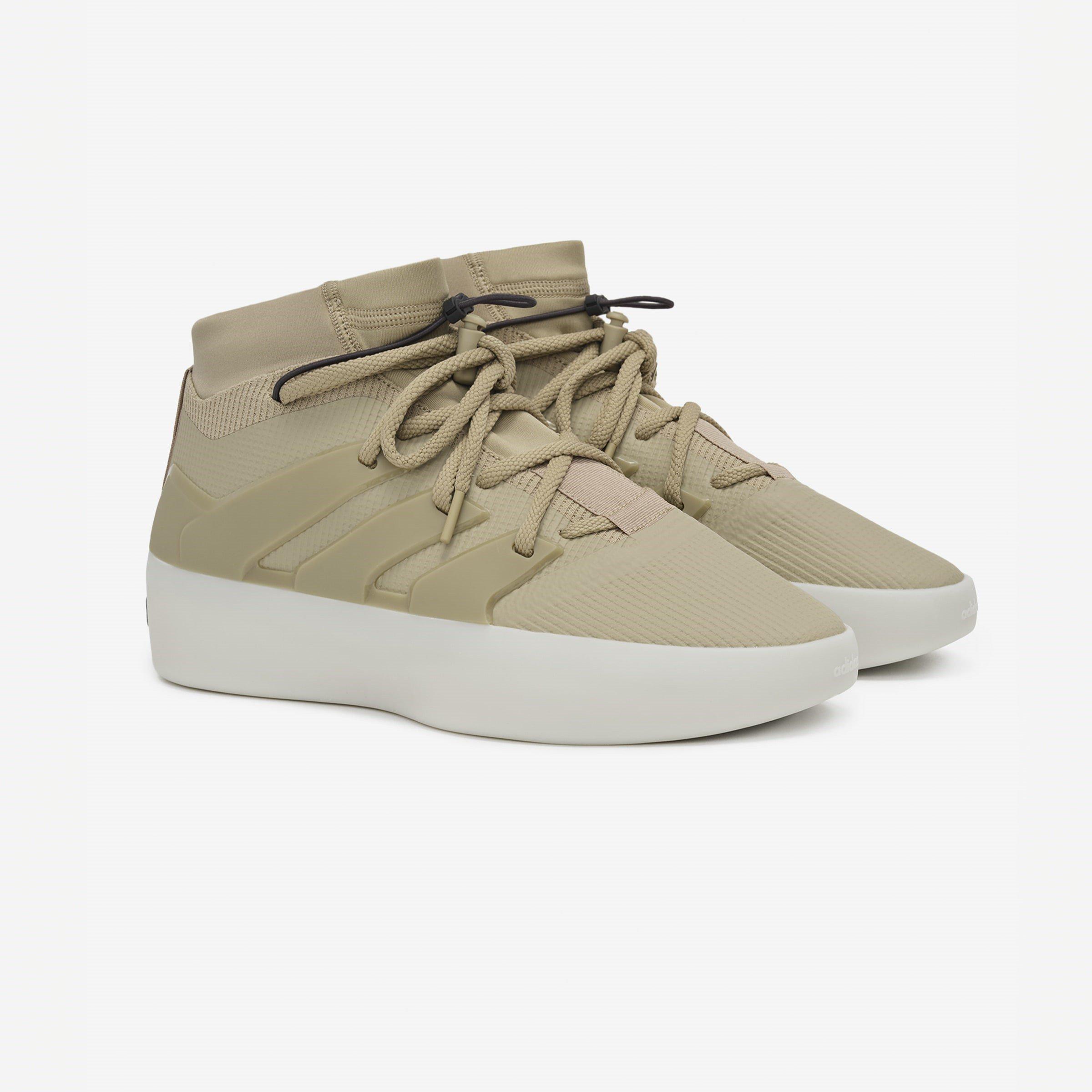 Adidas Boys Kids' Athlec Basketball Trainers - Clay - 5.5 (38.5)