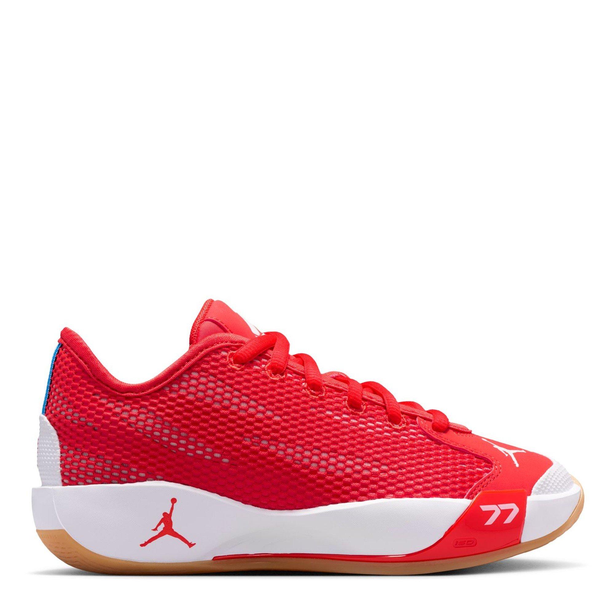 Air Jordan Boys Kids' Basketball Trainers - Chile Red - 4 (36.5)