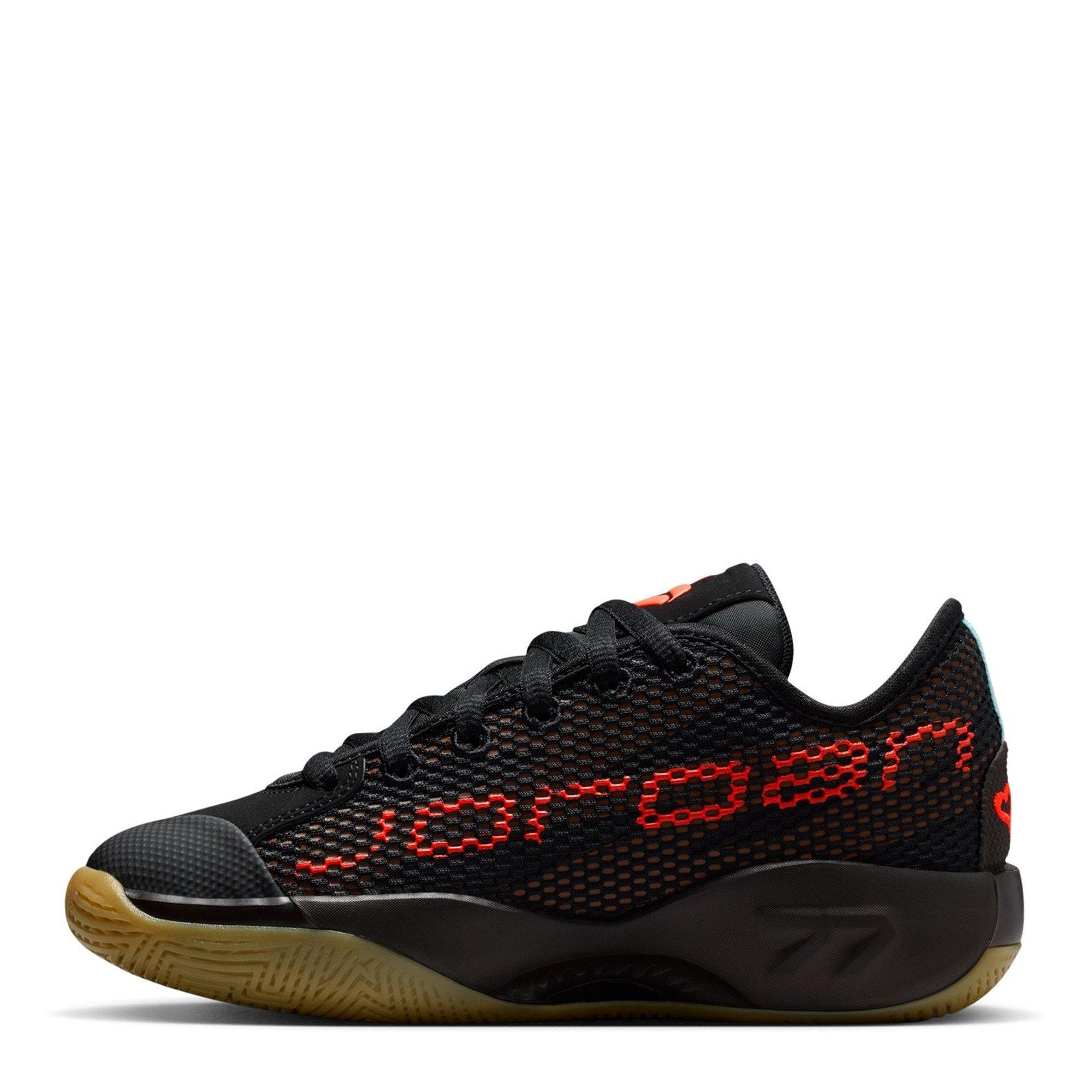 Black/Infared - Air Jordan - Kids' Basketball Trainers - 2