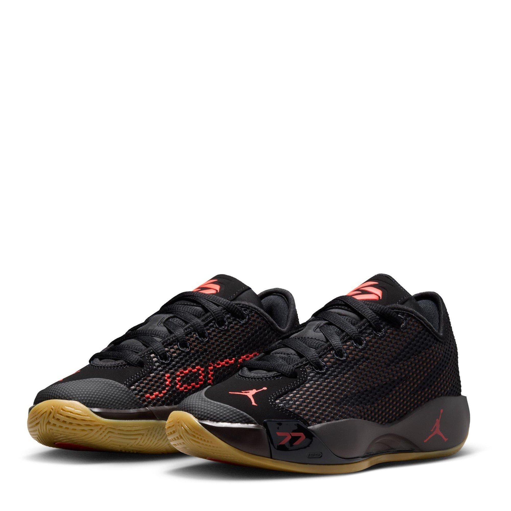 Black/Infared - Air Jordan - Kids' Basketball Trainers - 4