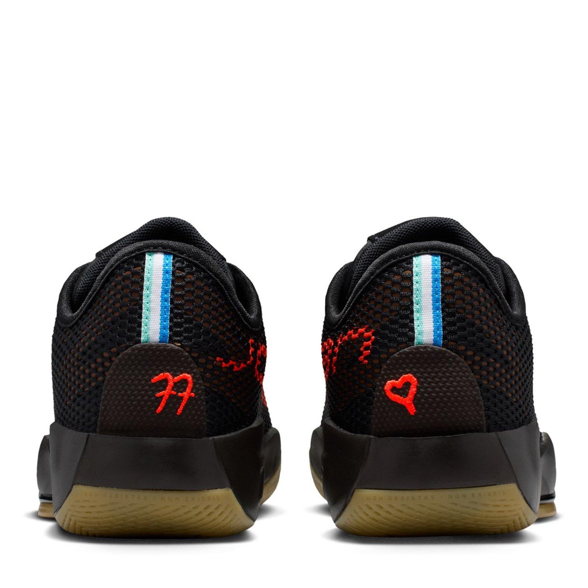 Black/Infared - Air Jordan - Kids' Basketball Trainers - 5