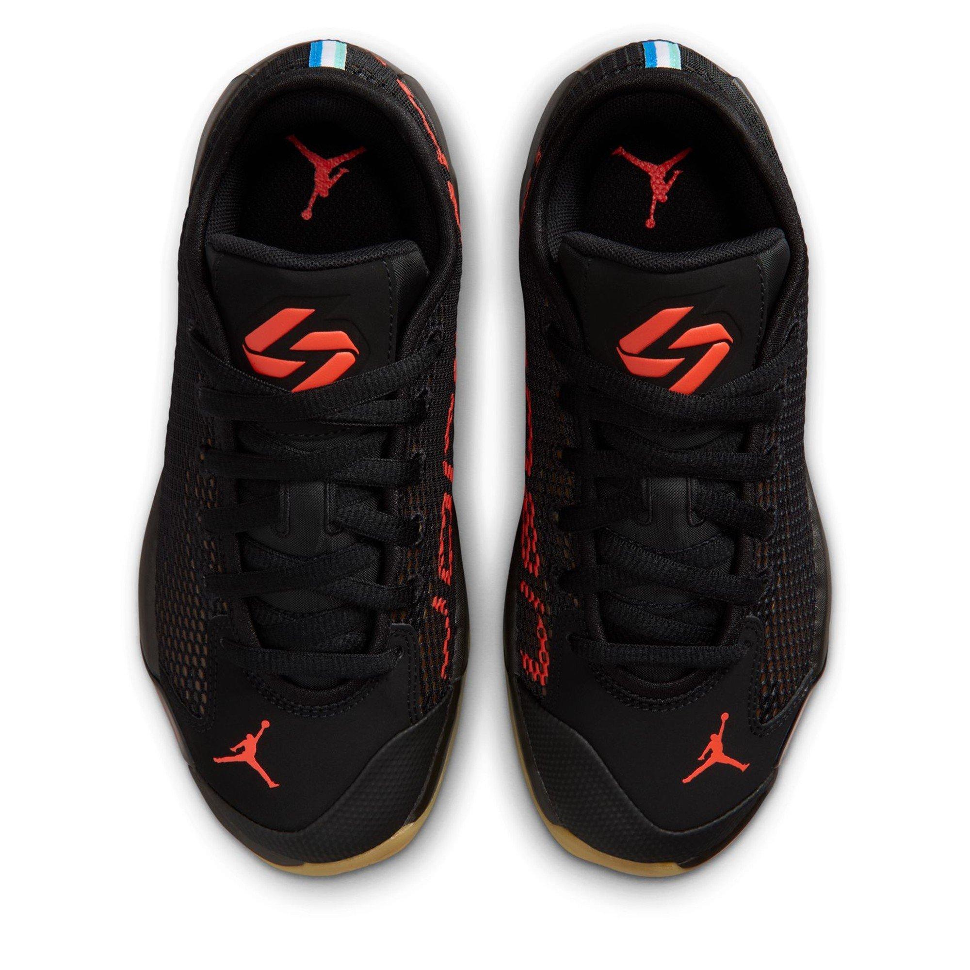 Black/Infared - Air Jordan - Kids' Basketball Trainers - 6