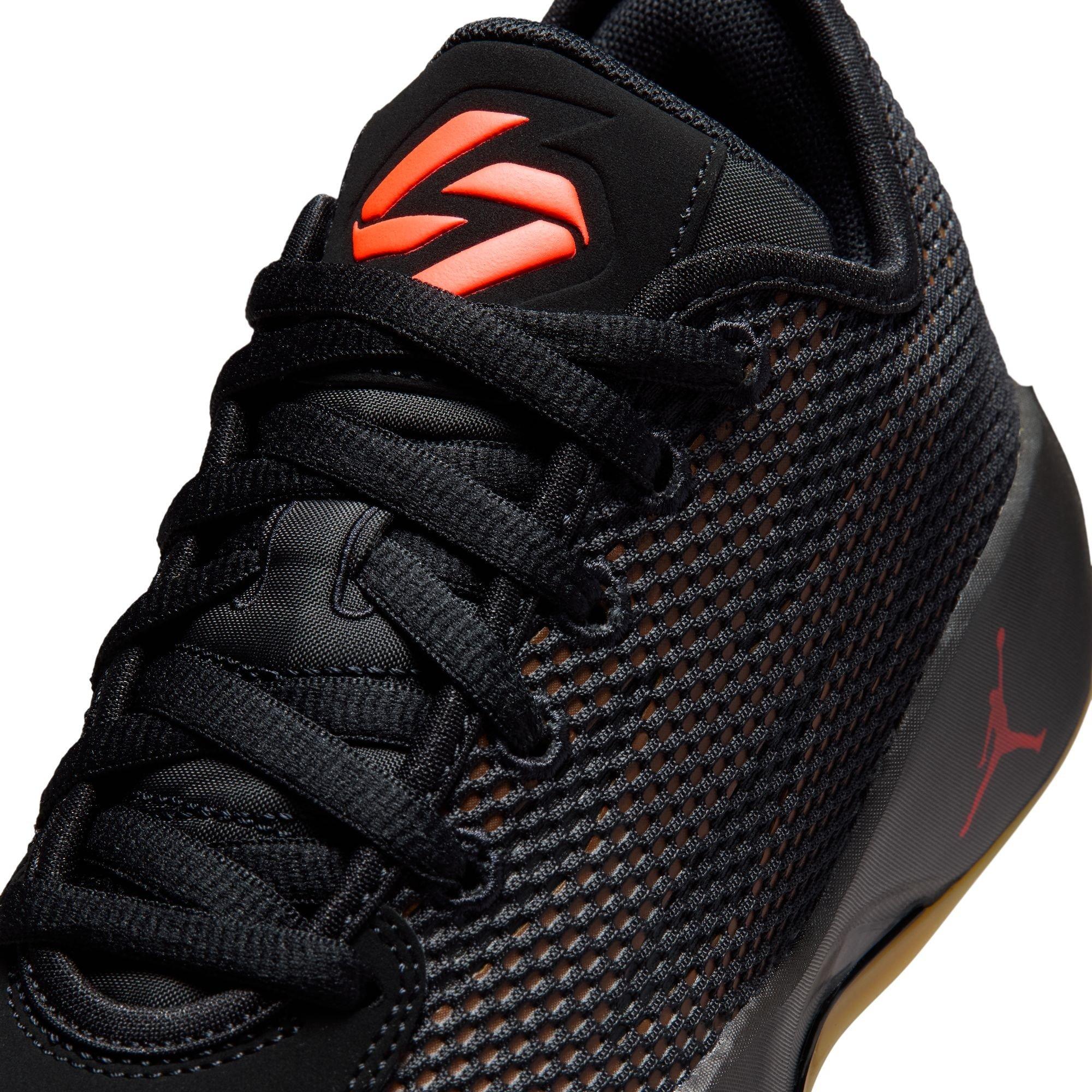 Black/Infared - Air Jordan - Kids' Basketball Trainers - 7