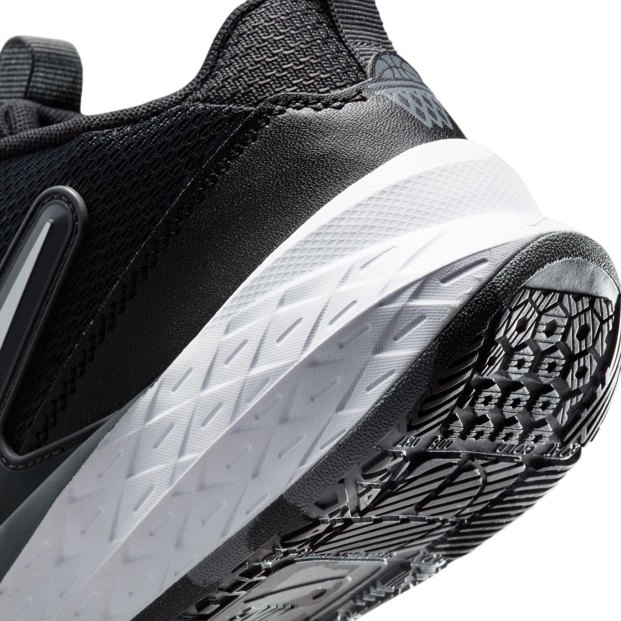 Zwart/Wit - Nike - Team Hustle D 12 Kids Basketball Shoes - 8