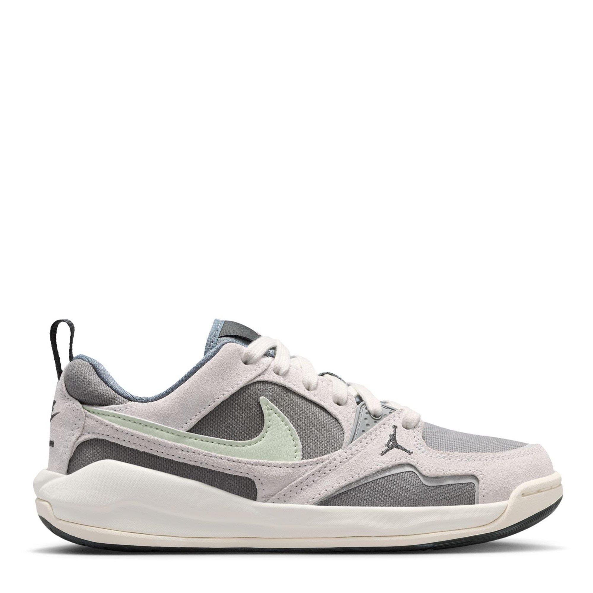 Air Jordan Boys Kids' Basketball Trainers - Cool Grey - 4 (36.5)