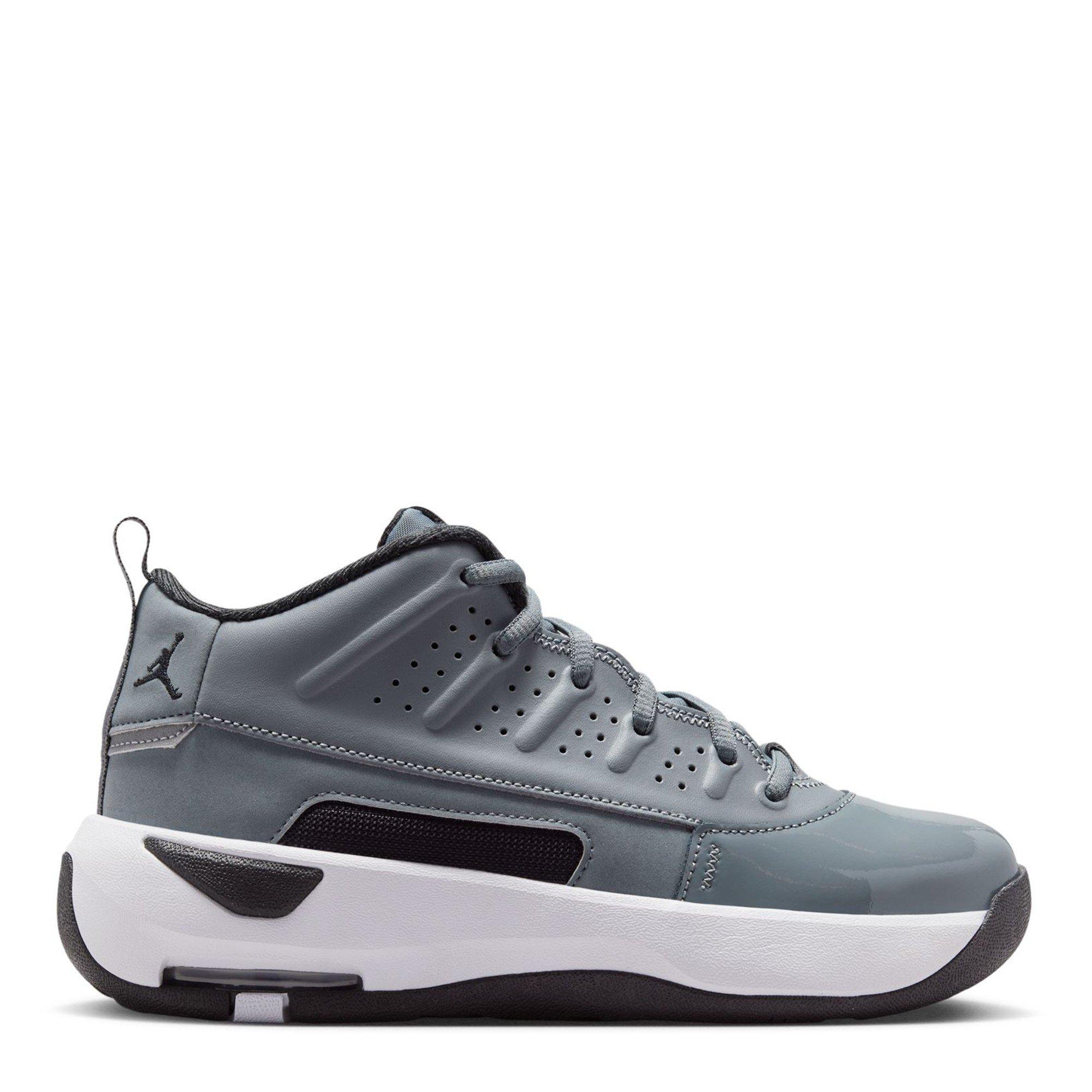 Air Jordan Boys Kids' Basketball Trainers - Cool Grey - 5.5 (38.5)