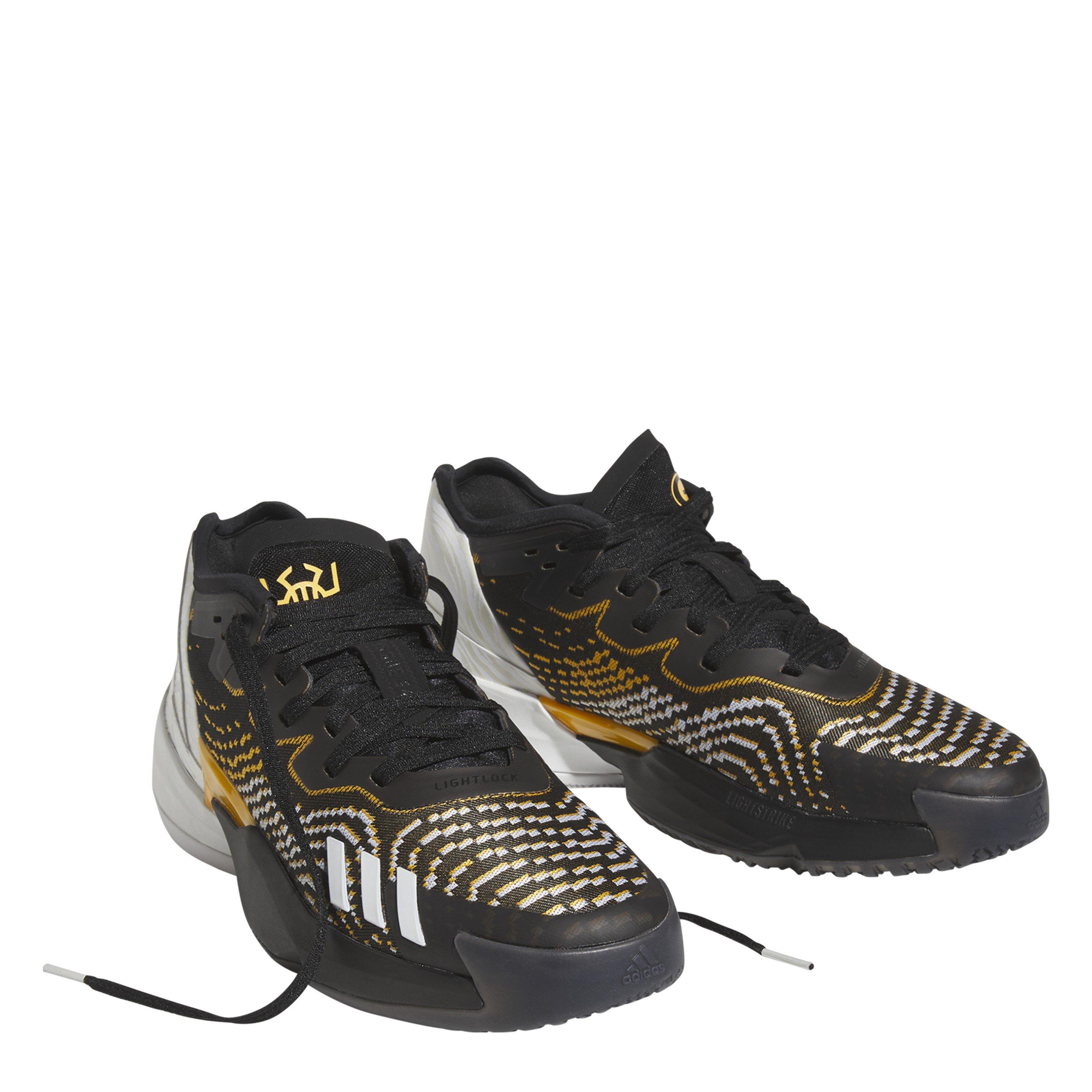 Core Black - adidas - Kids' DON Issue Basketball Trainers - 3