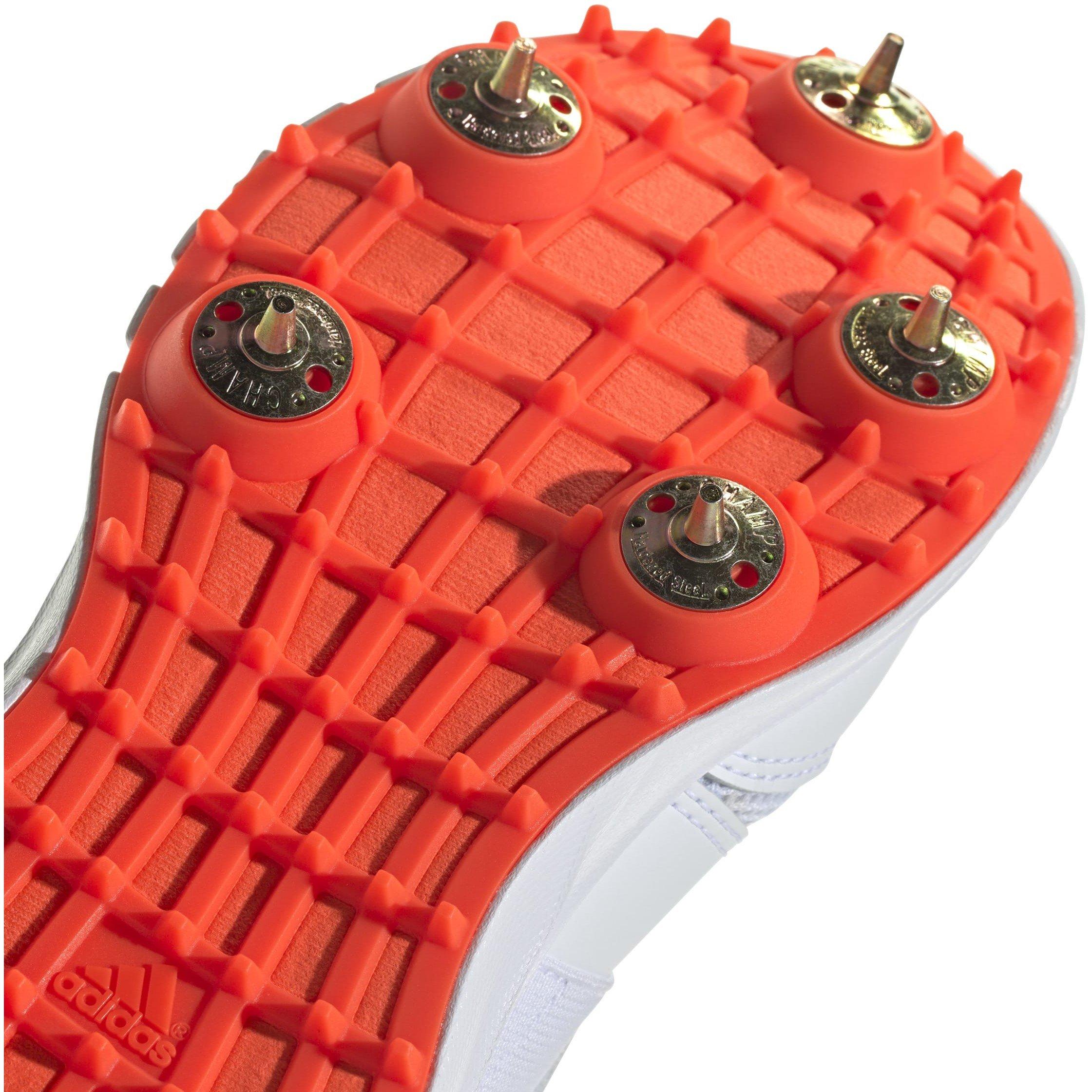 Weiß/Blau - adidas - Howzat Spike Junior 20 Cricket Shoes - 8