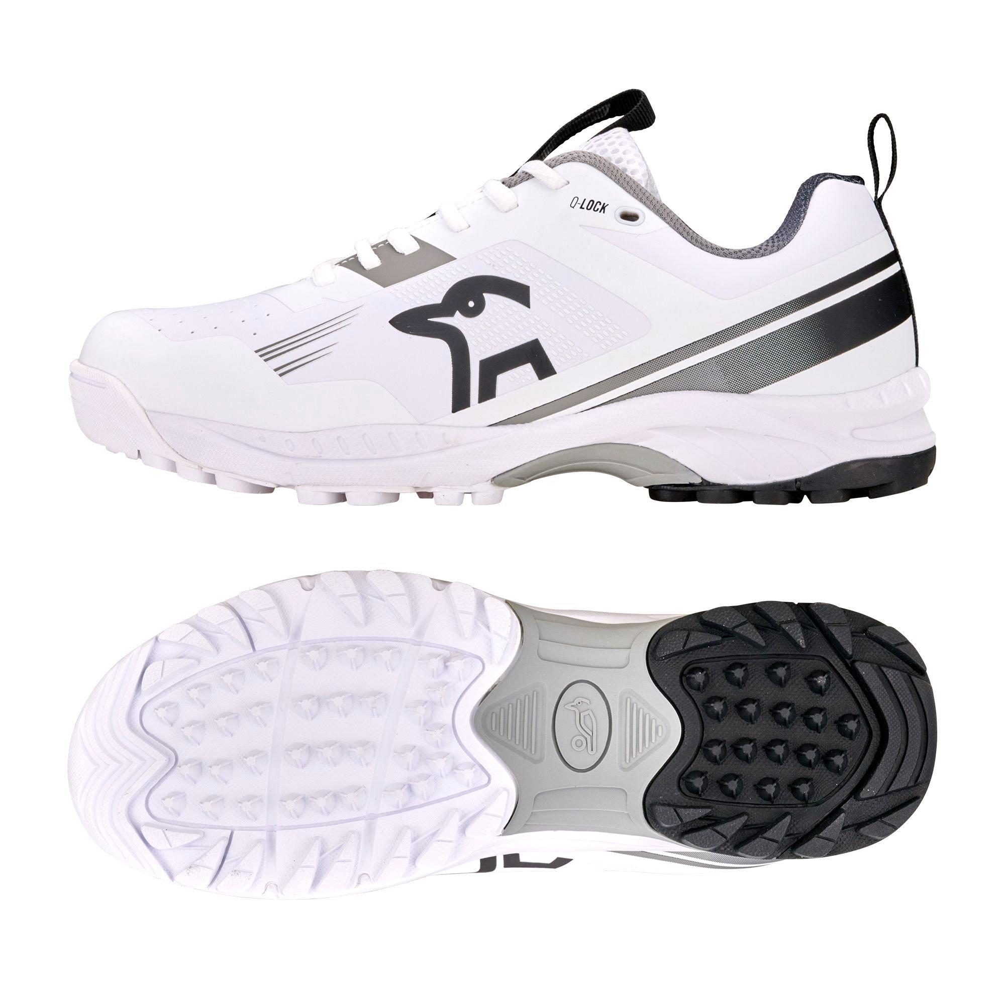 White/Black - Kookaburra Sport - Kookaburra Pro 4.0 Rubber Cricket Shoe - Junior Sizes