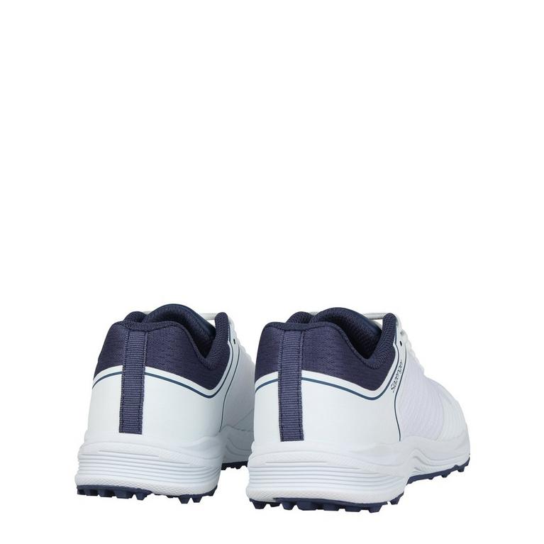 Blanc/Marine - Slazenger - Flip flops KURT GEIGER Kensington T-Bar Sandal 8651410109 White Leather Summer - 4