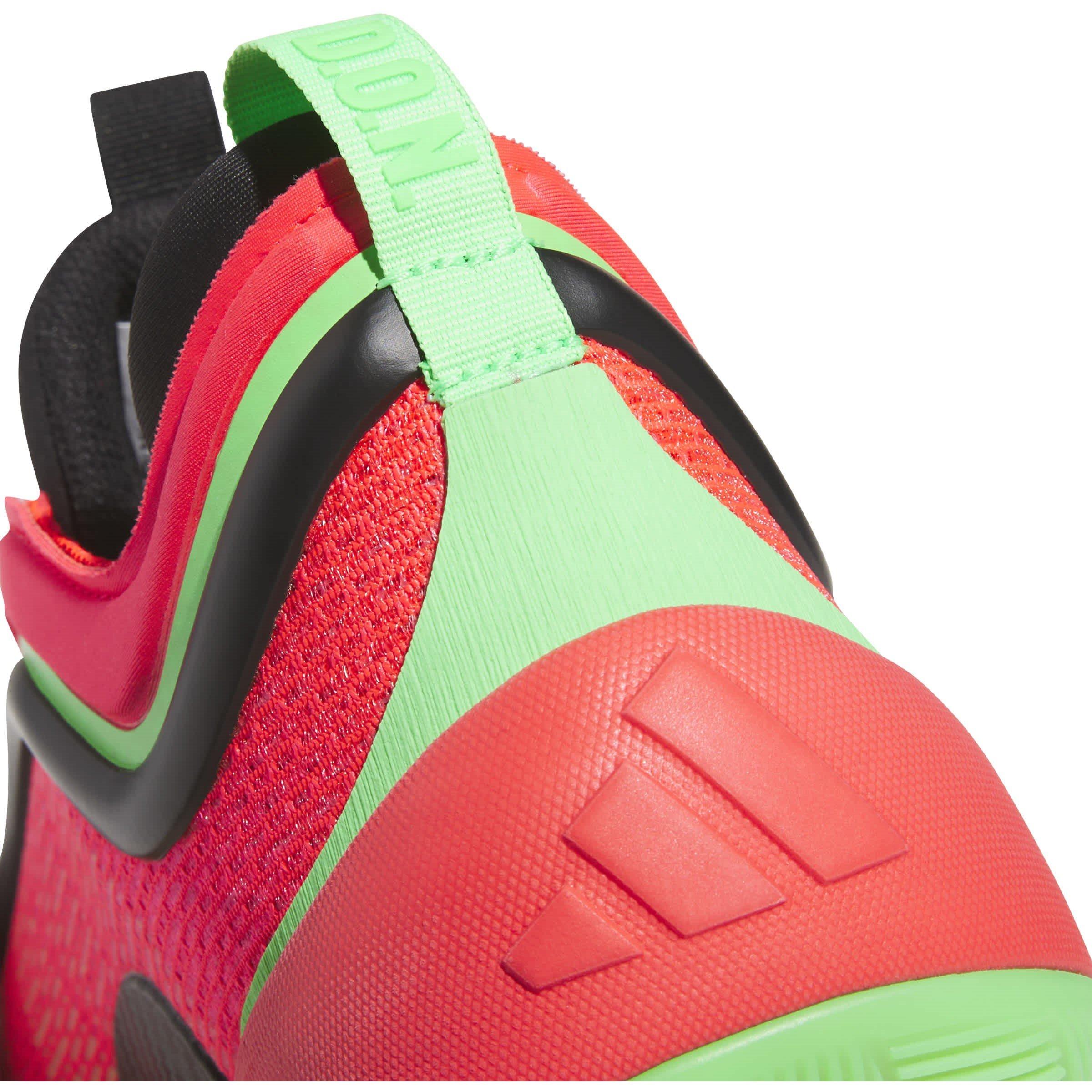 Red/Black/Green - adidas - Kids' DON Issue Basketball Trainers - 8