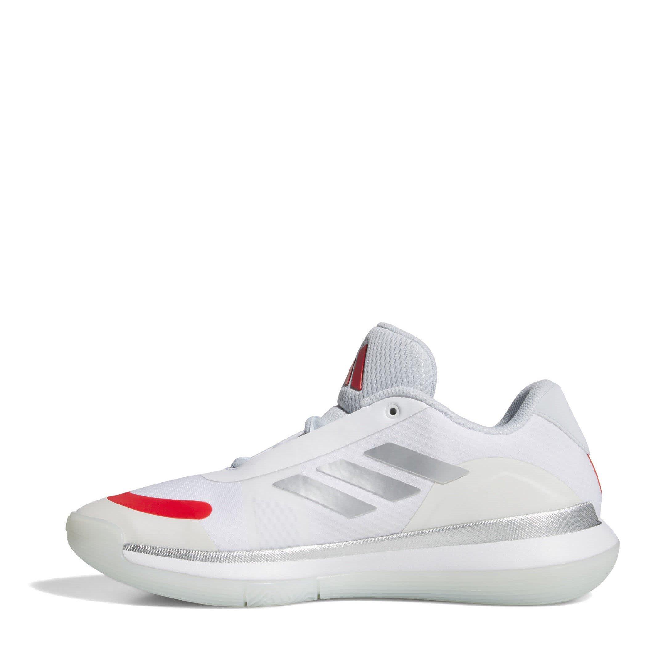 White/Blue - adidas - Kids' Basketball Trainers - 2