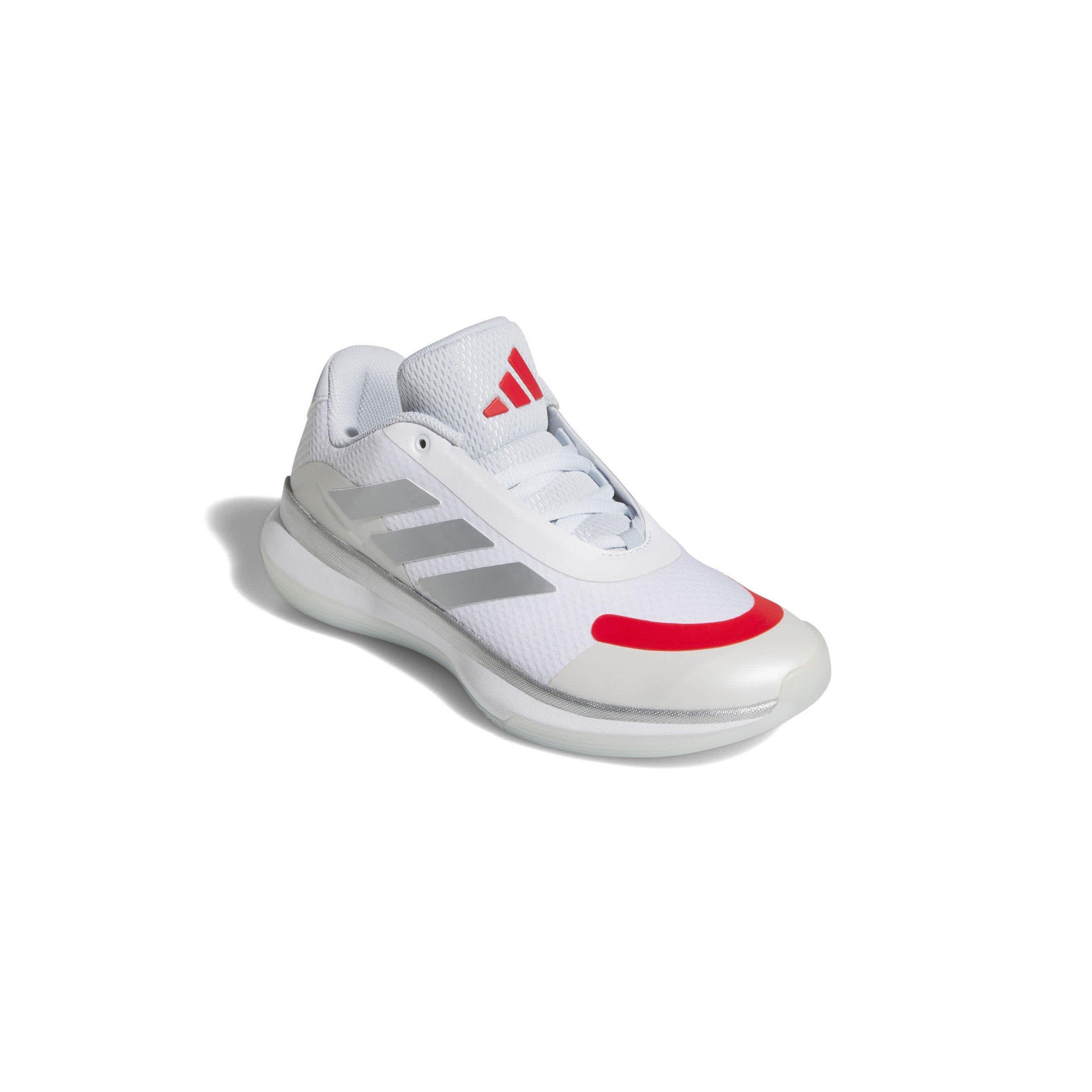 White/Blue - adidas - Kids' Basketball Trainers - 3
