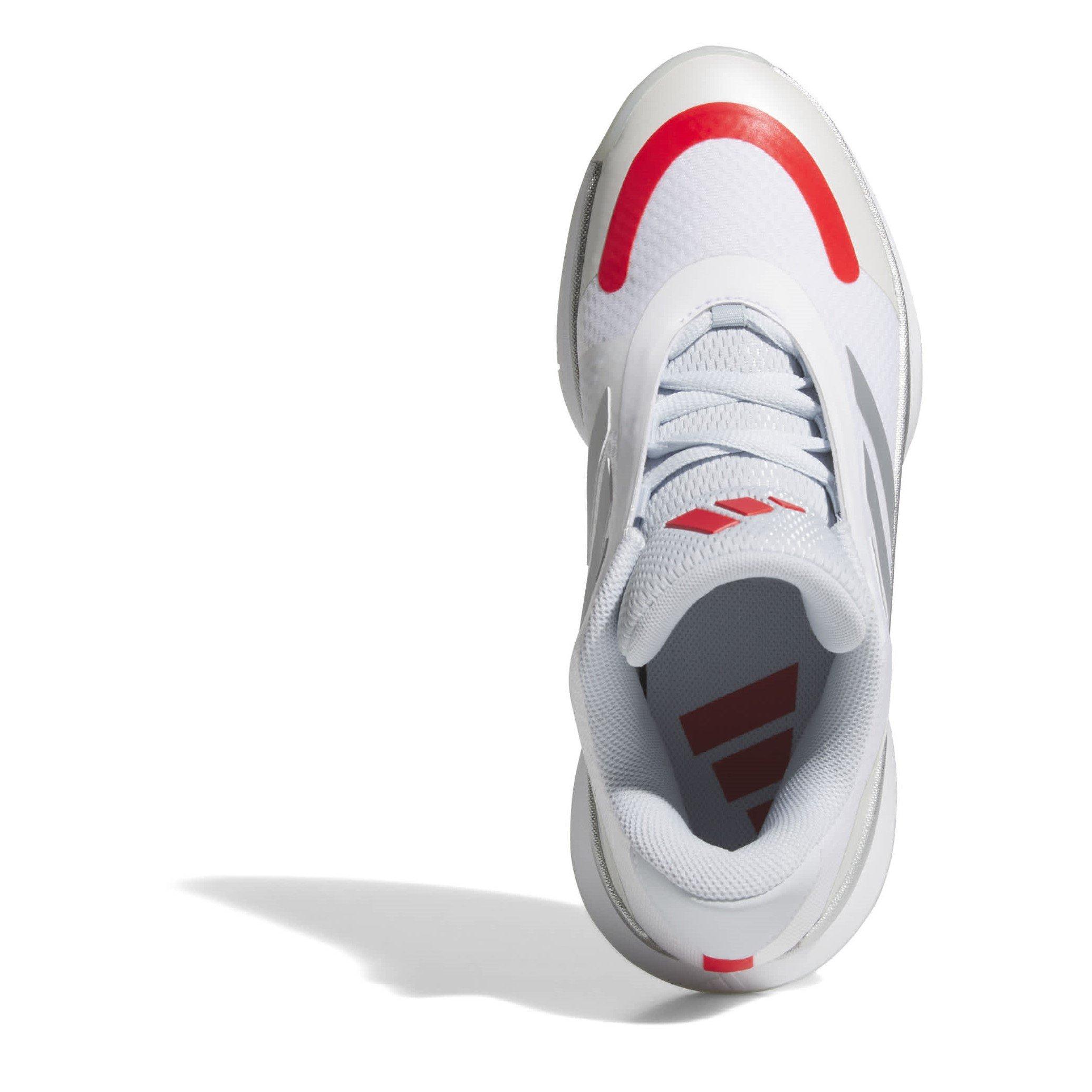 White/Blue - adidas - Kids' Basketball Trainers - 5