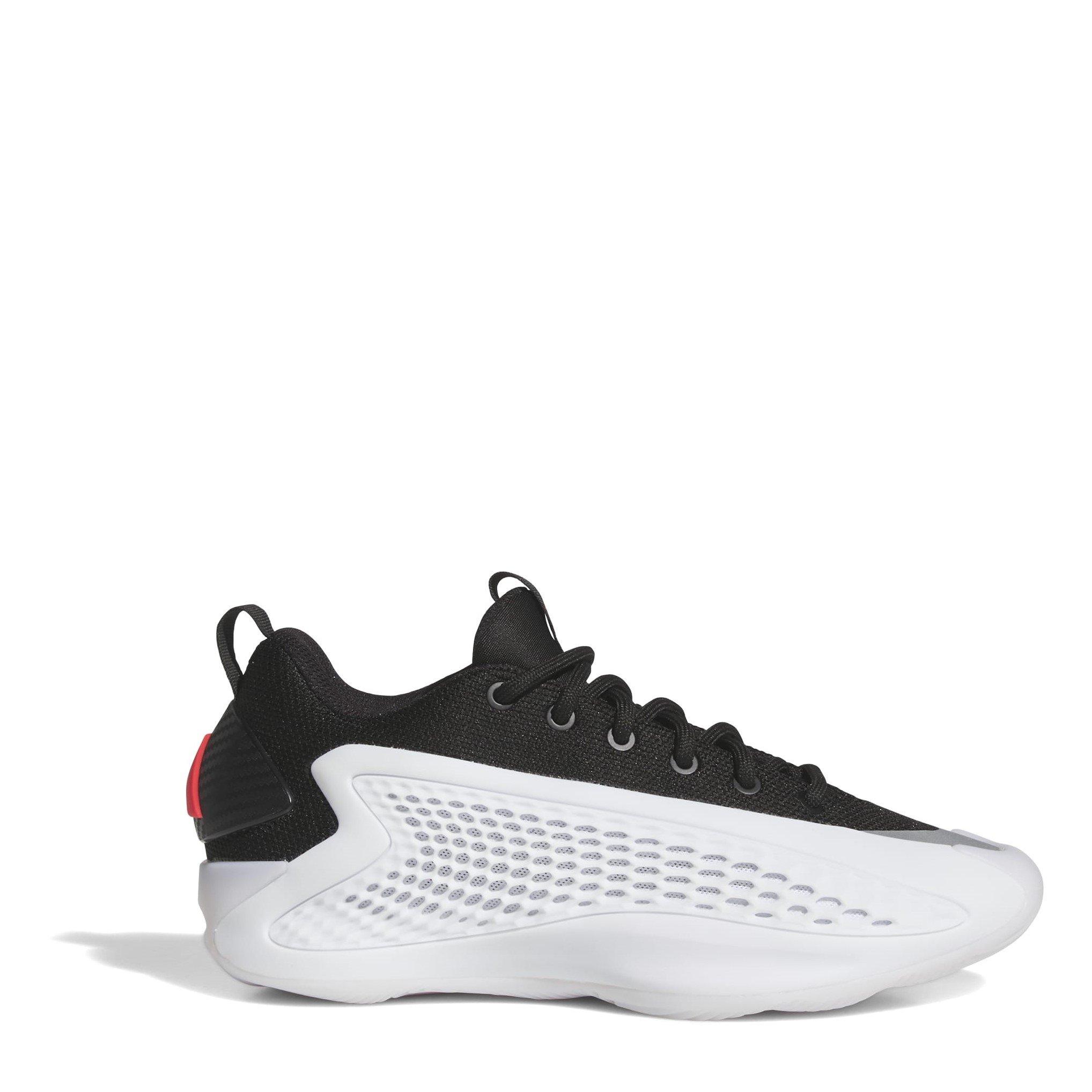 White/Blk/Red - adidas - Unisex Kids' A Edwards Basketball Trainers - 1