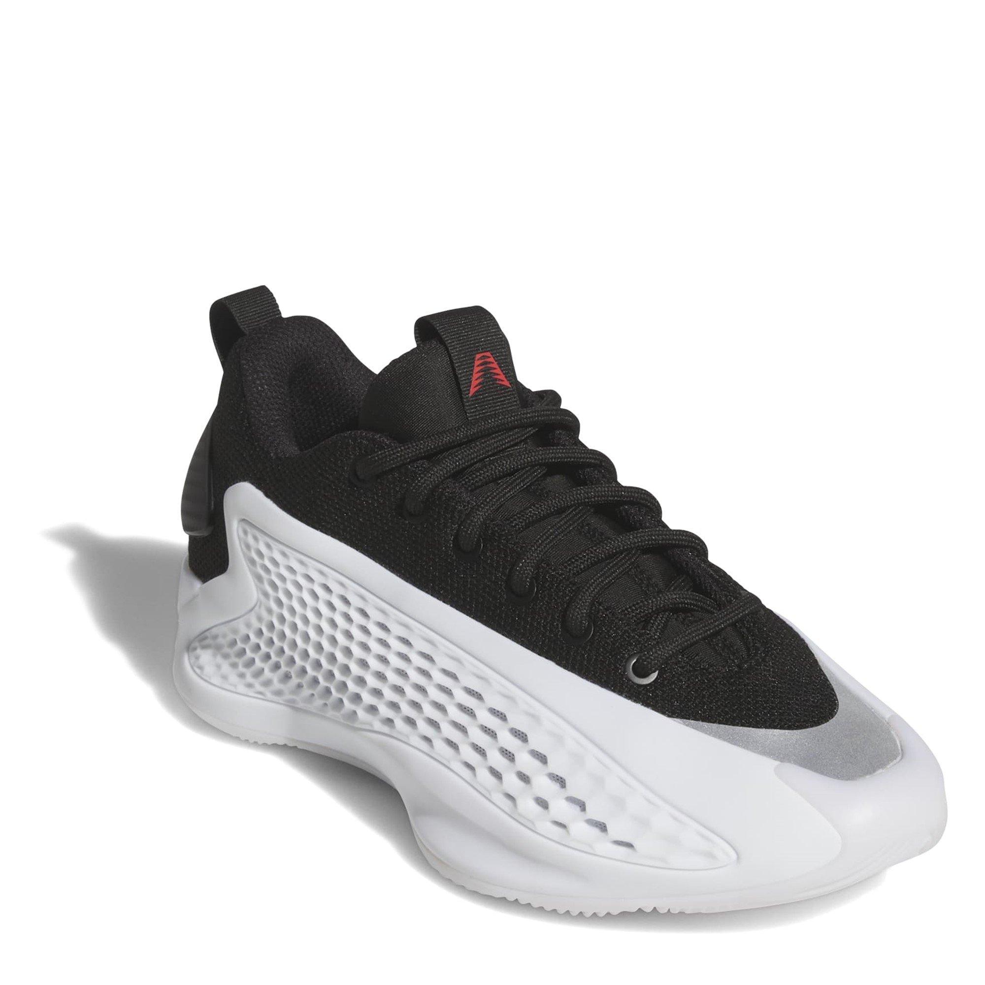 Weiß/Schwarz/Rot - adidas - Kids' A Edwards Basketball Trainers - 3