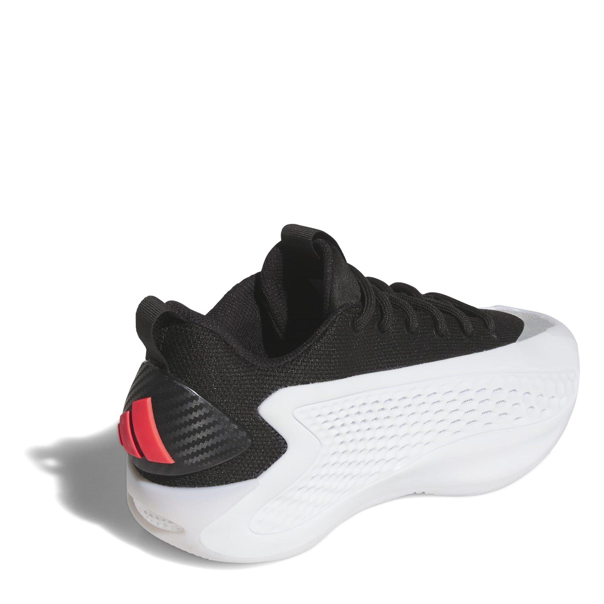 Weiß/Schwarz/Rot - adidas - Kids' A Edwards Basketball Trainers - 4