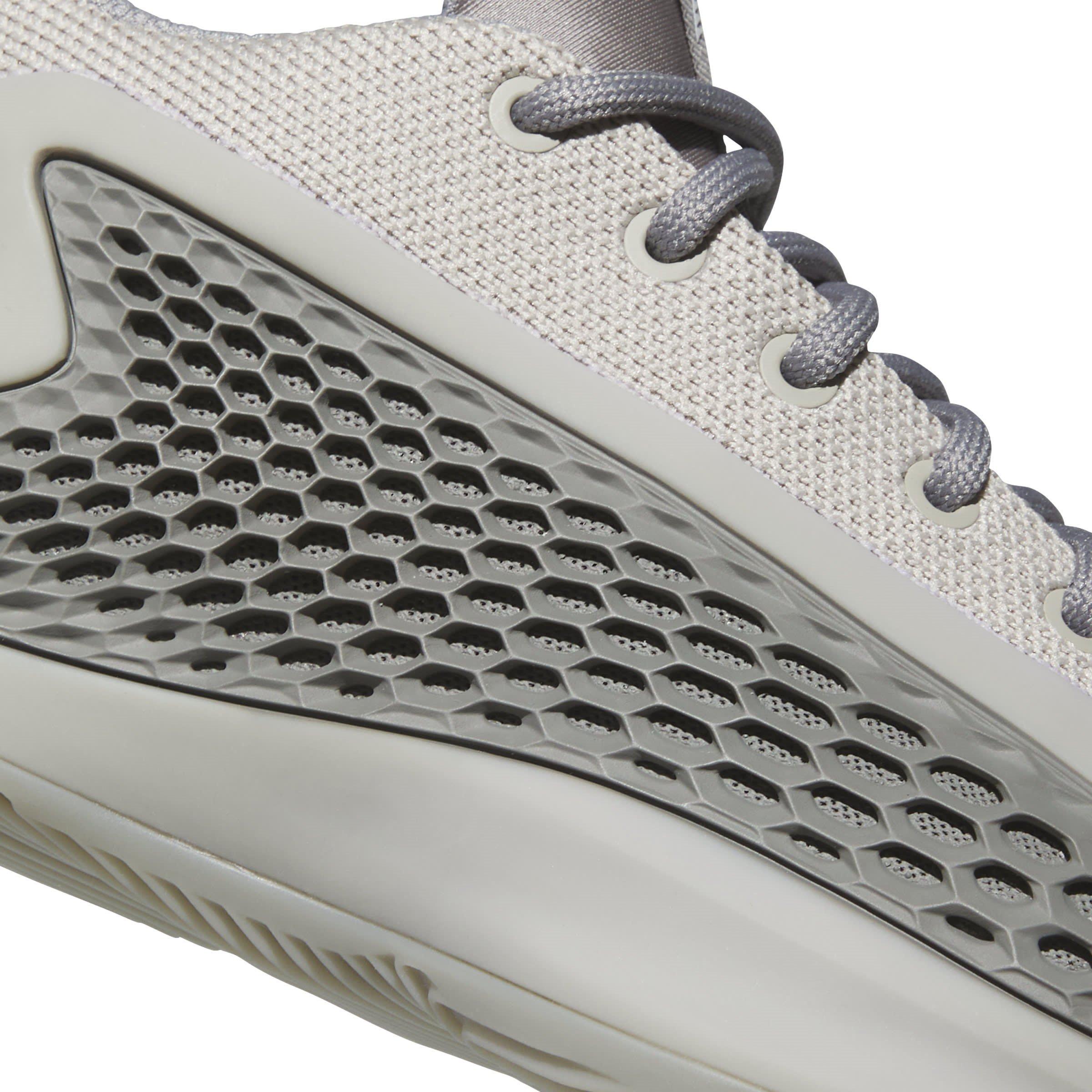 Metal Grey/Wht - adidas - Kids' A Edwards Basketball Trainers - 8