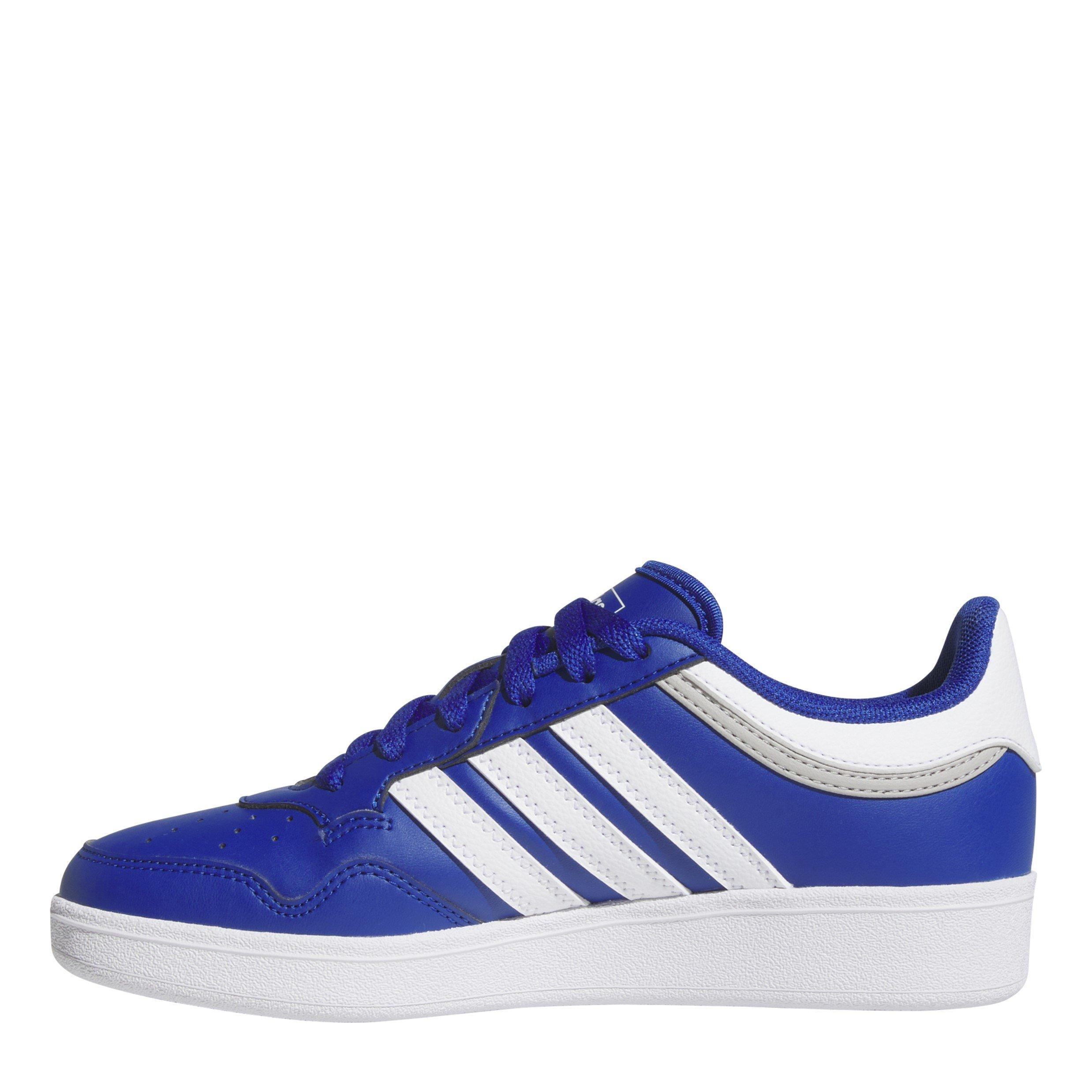 Blue/White/Grey - adidas - Kids' Hoops.0 Basketball Trainers - 2