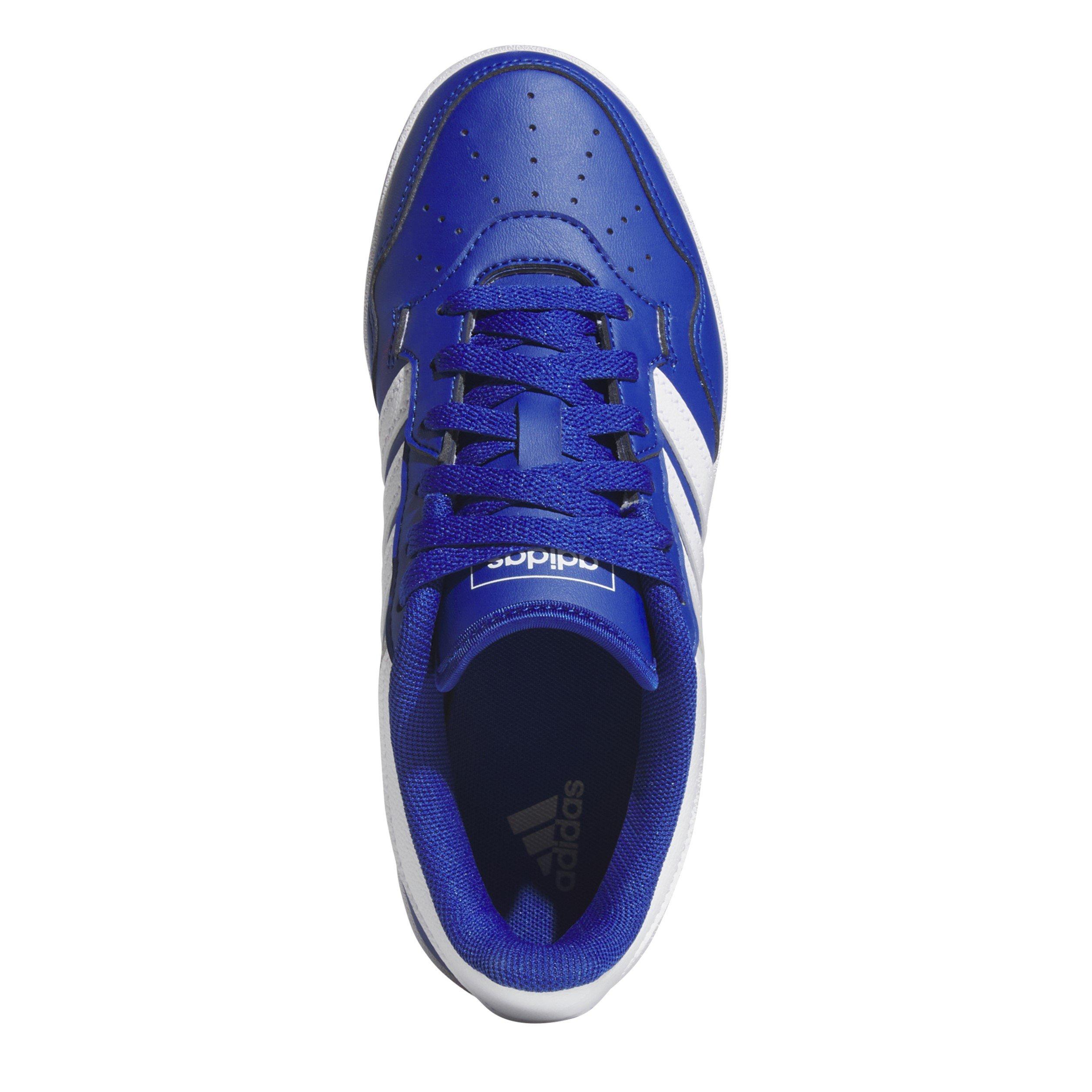 Blue/White/Grey - adidas - Kids' Hoops.0 Basketball Trainers - 5