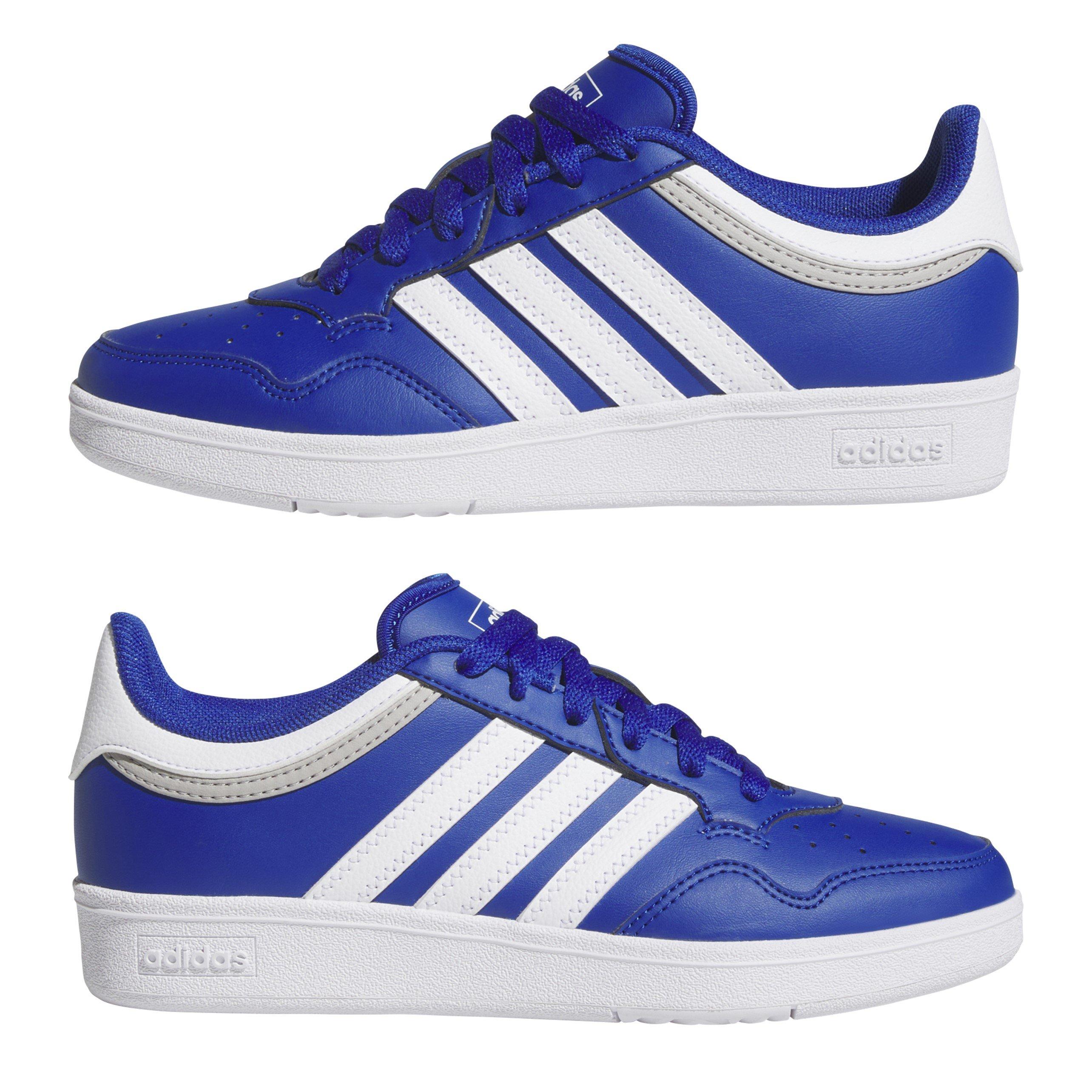 Blue/White/Grey - adidas - Kids' Hoops.0 Basketball Trainers - 9