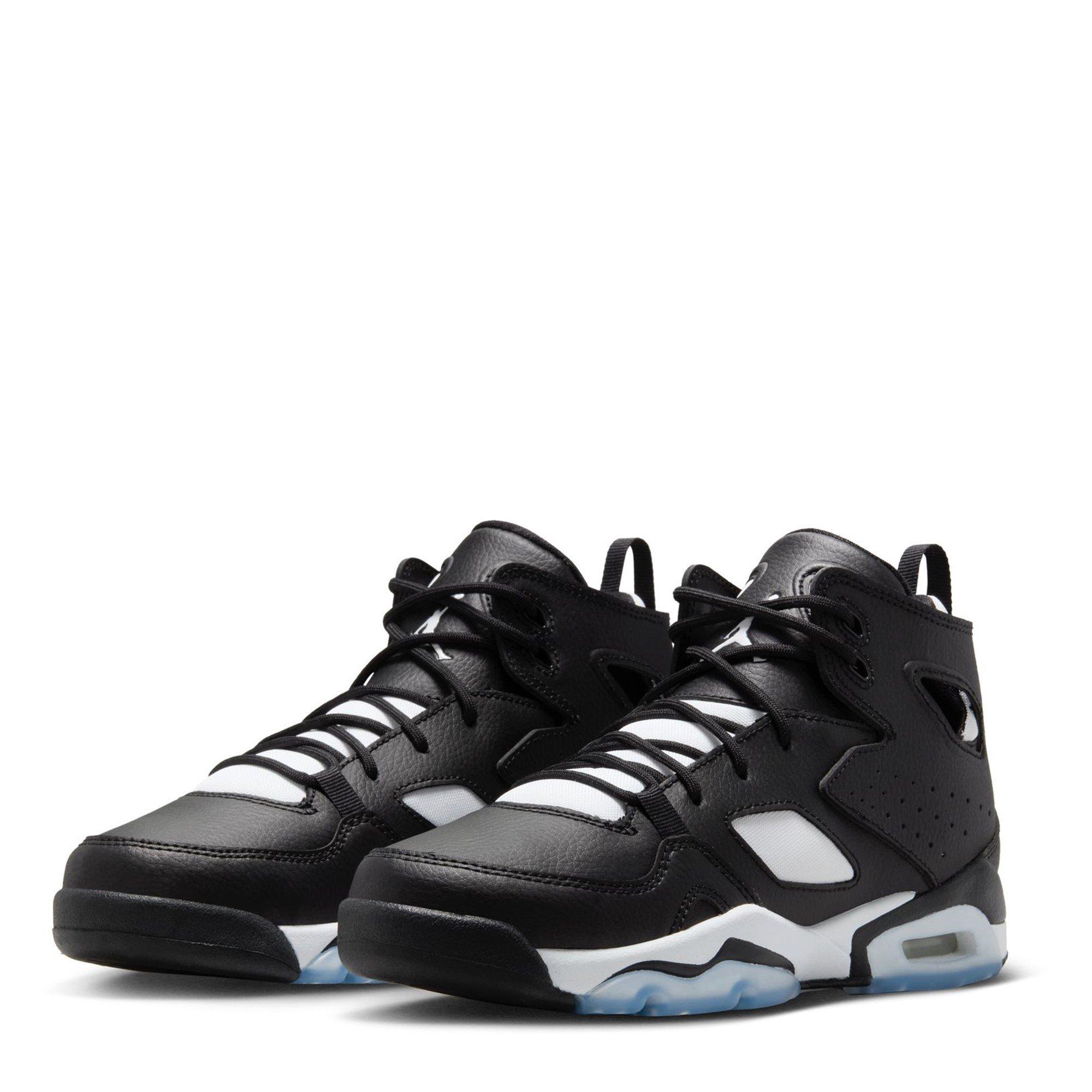 Preto/Branco - Air Jordan - Jordan Flight Club '91 Big Kids' Shoes - 4