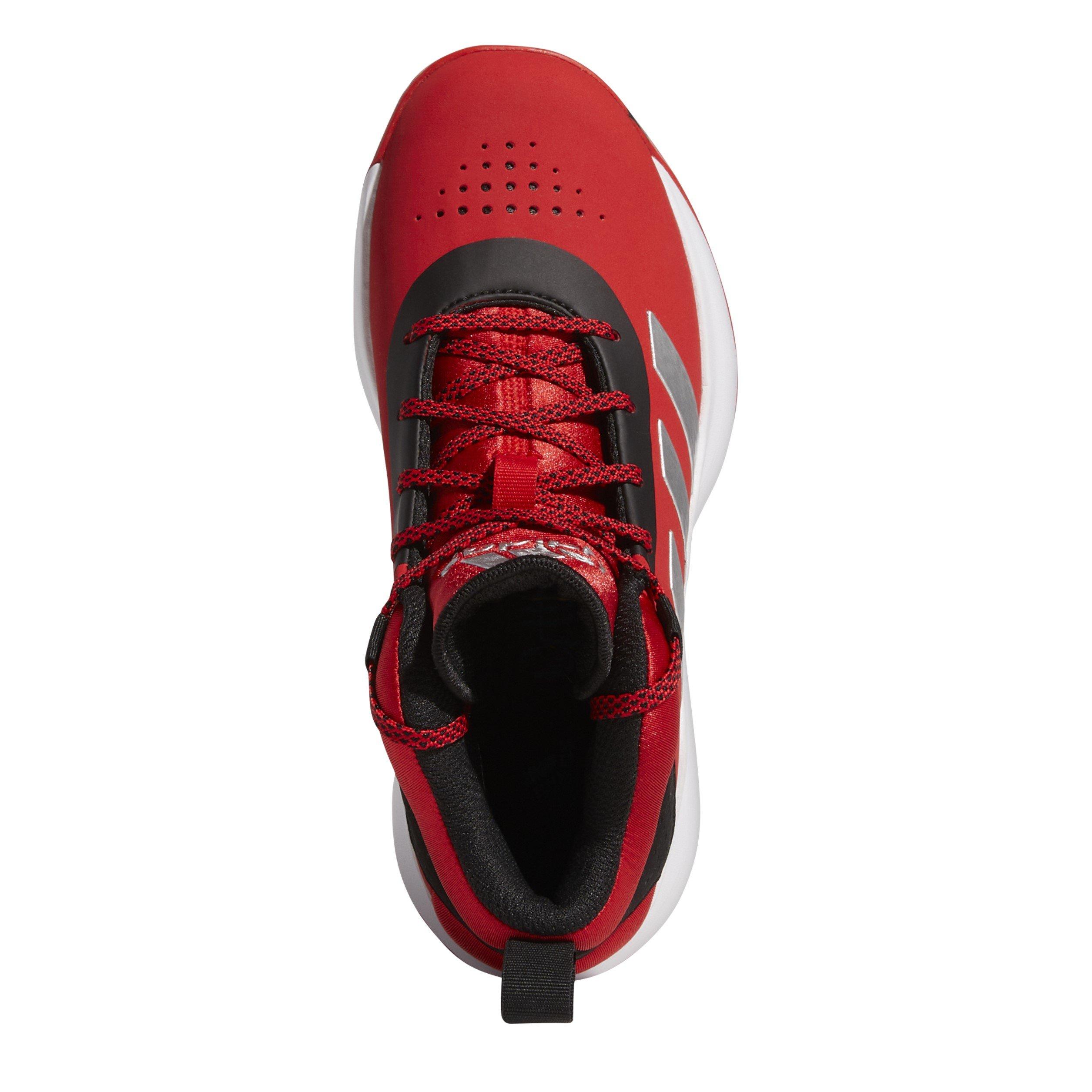 Red/Slv/Blk - adidas - Cross Em Up 5 K Wide Shoes - 5