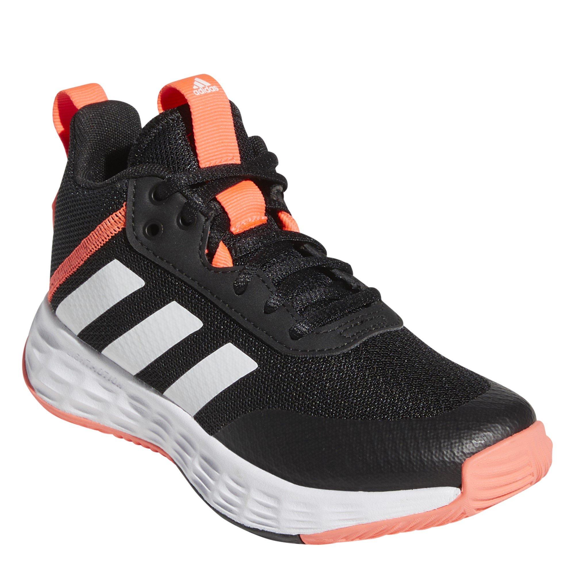Blck/Wht/Trb - adidas - Ownthegame 2.0 K Basketball Trainers Unisex Kids - 3