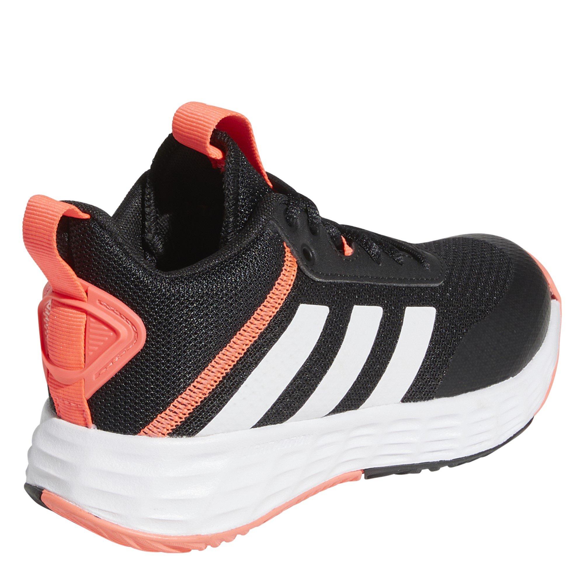 Blck/Wht/Trb - adidas - Ownthegame 2.0 K Basketball Trainers Unisex Kids - 4
