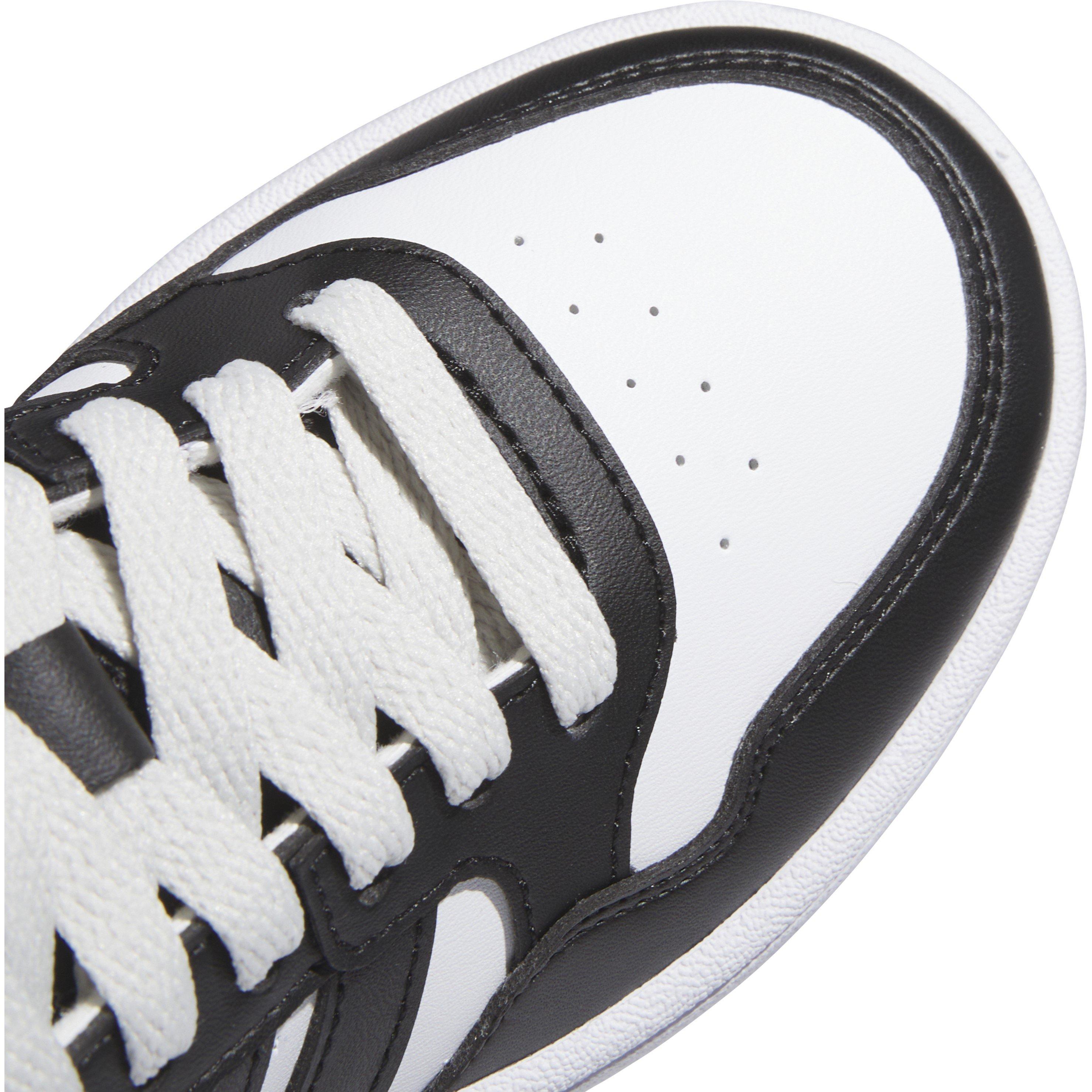 Orbgry/Blk/Wht - adidas - Hoops 3.0 Mid K Basketball Trainers Unisex Kids - 8