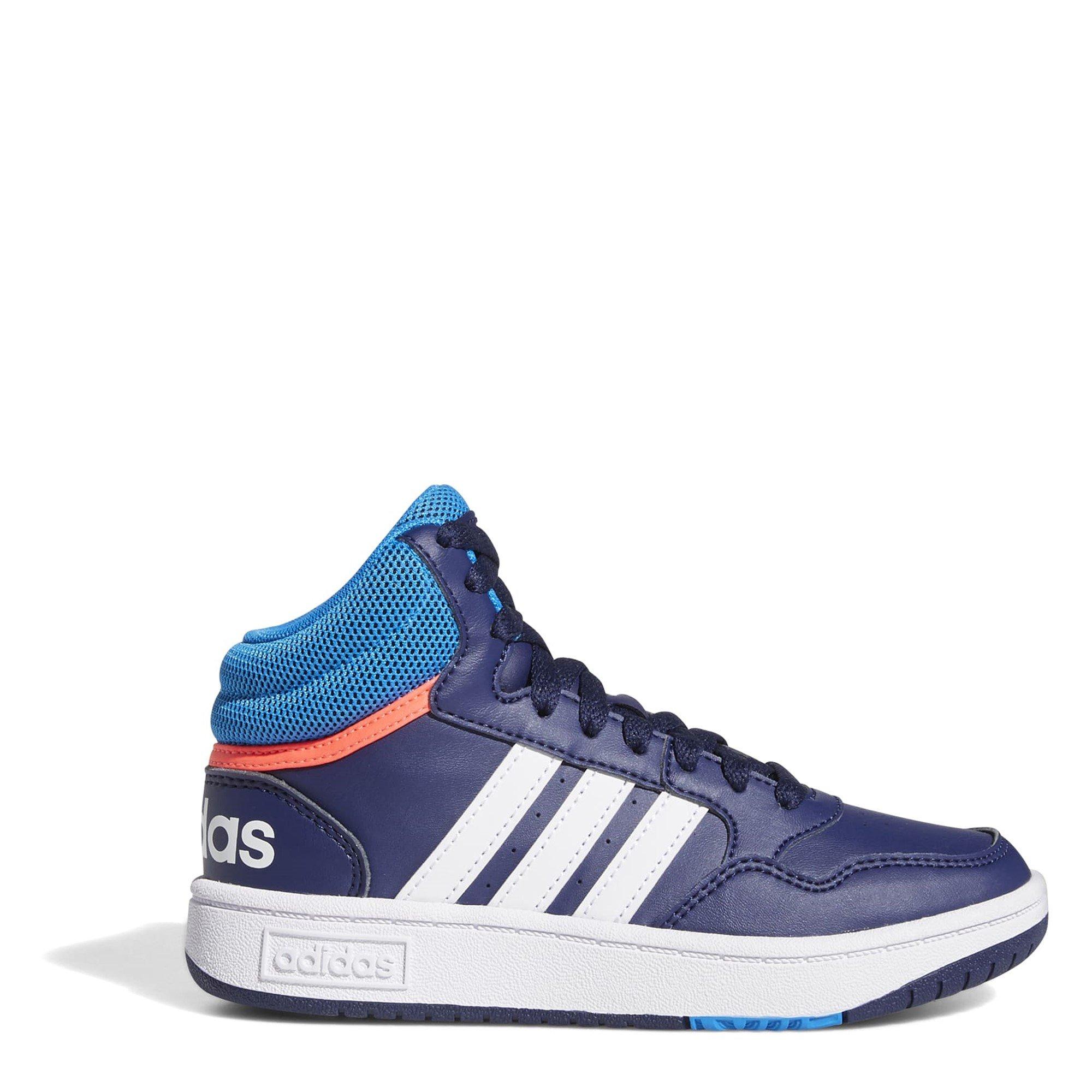 adidas Hoops Mid Shoes Juniors Basketballtrainer Sports Direct