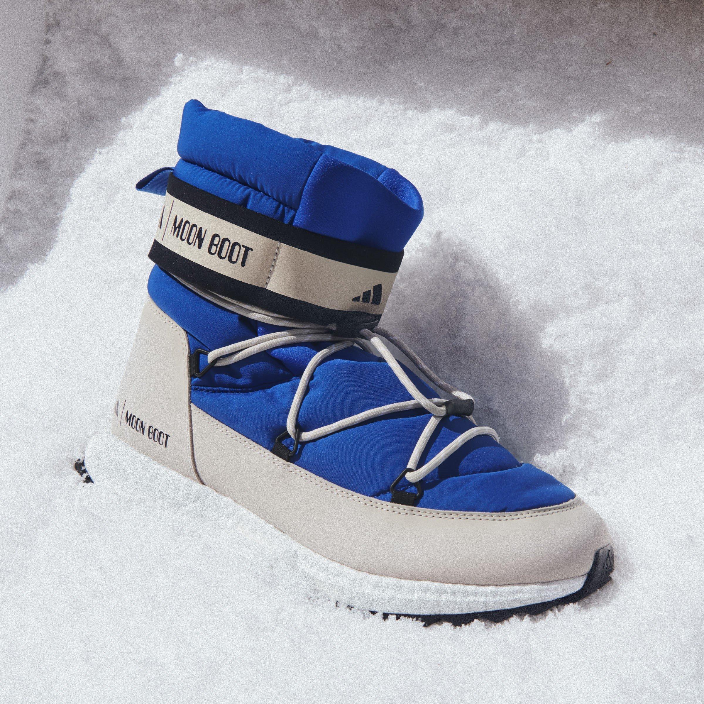 Blu/Blu/Nero - adidas - Moonboost High Seasonal Snow Boots - 12