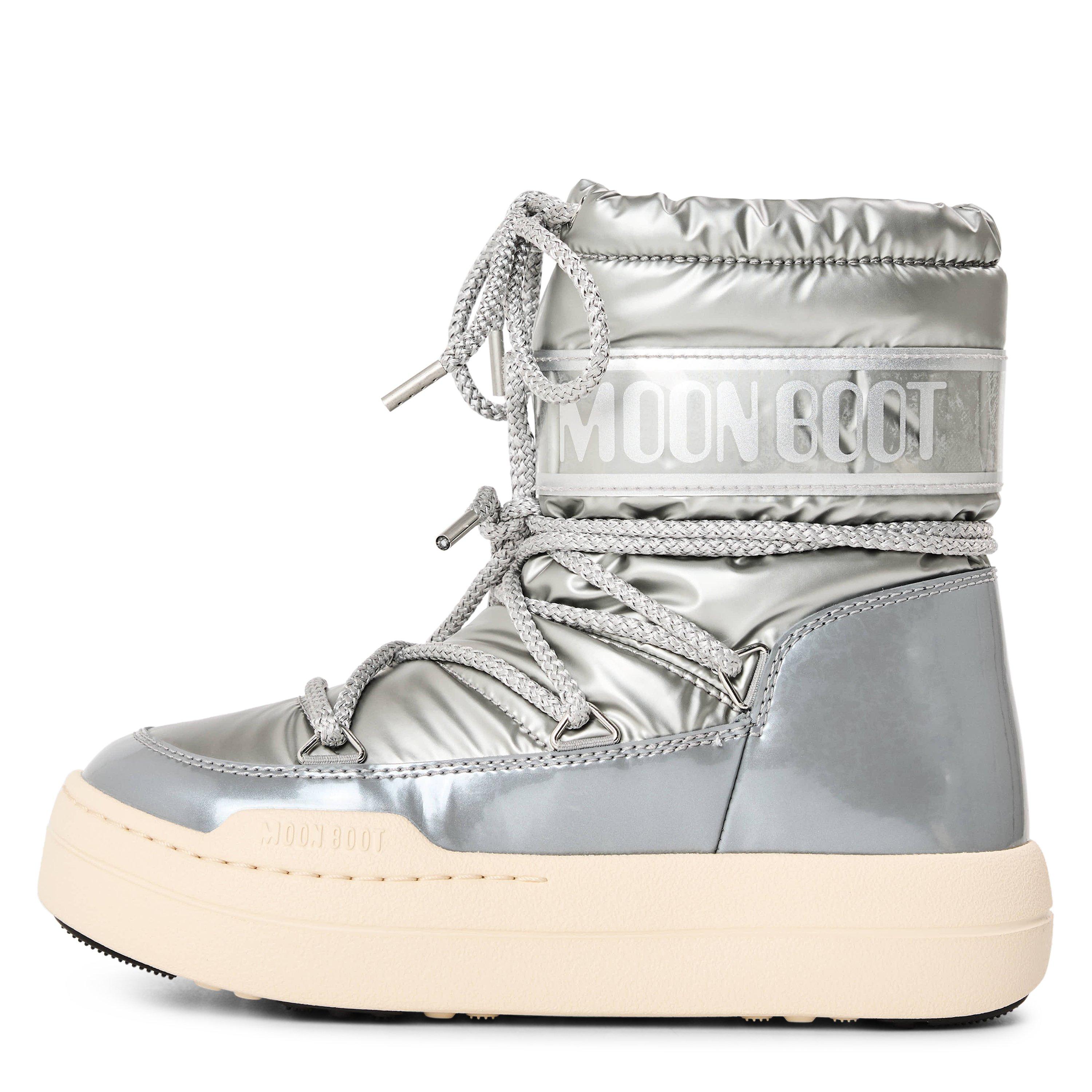 Silver - Moon Boot - Unisex Kids' Park Waterproof Thermal Snow Boots - 2