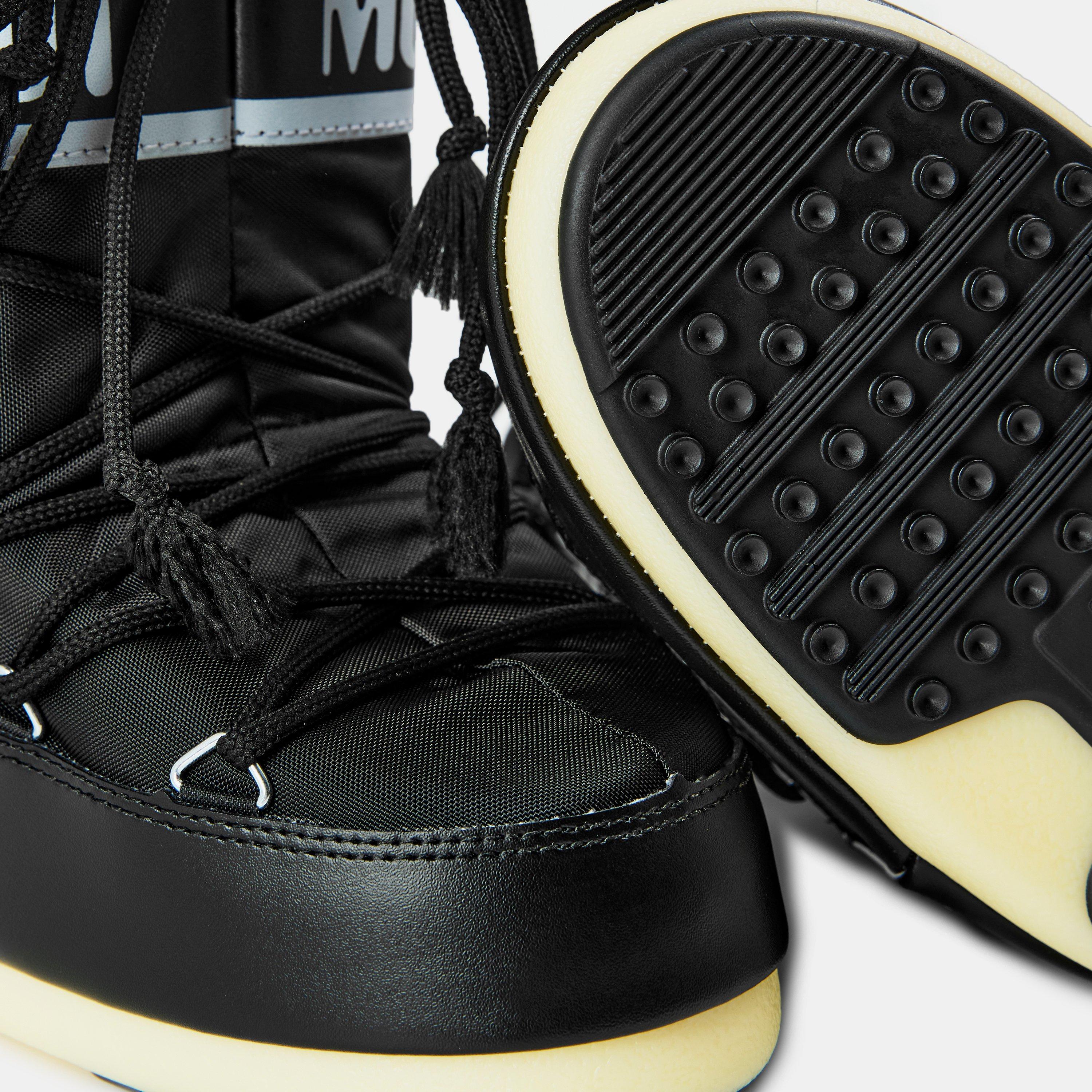 Black N001 - Moon Boot - Unisex Kids' Icon Snow Boots - 3