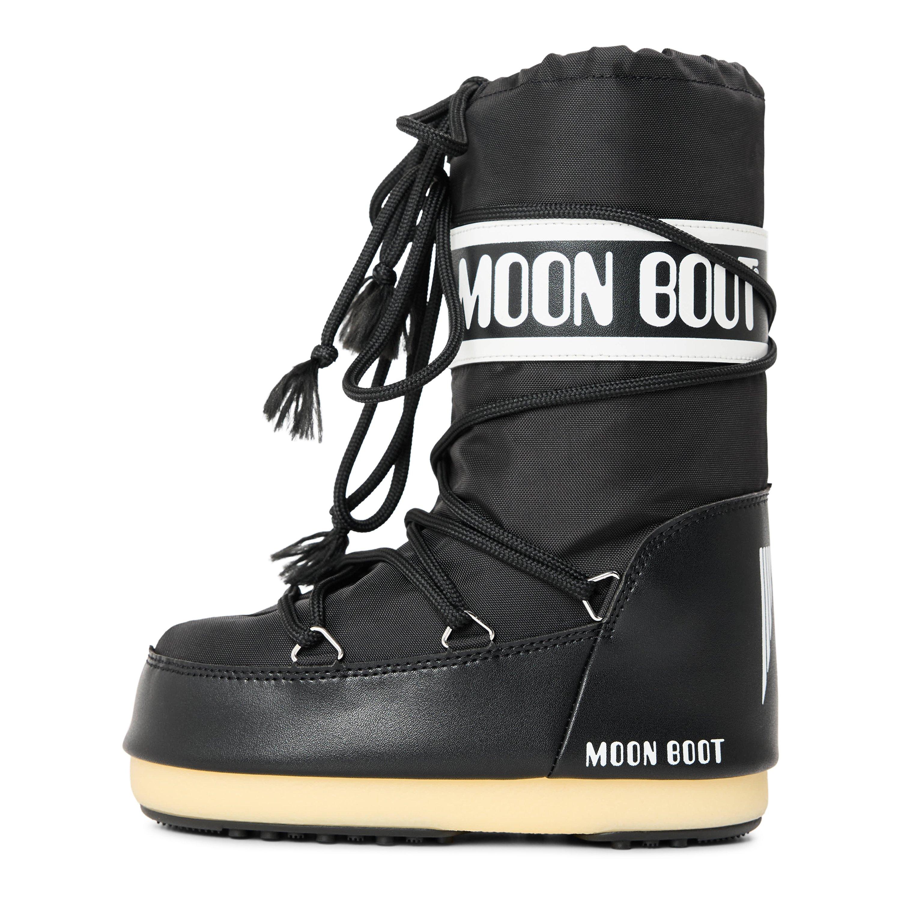 Black - Moon Boot - Unisex Kids' Icon Waterproof Thermal Snow Boots - 2