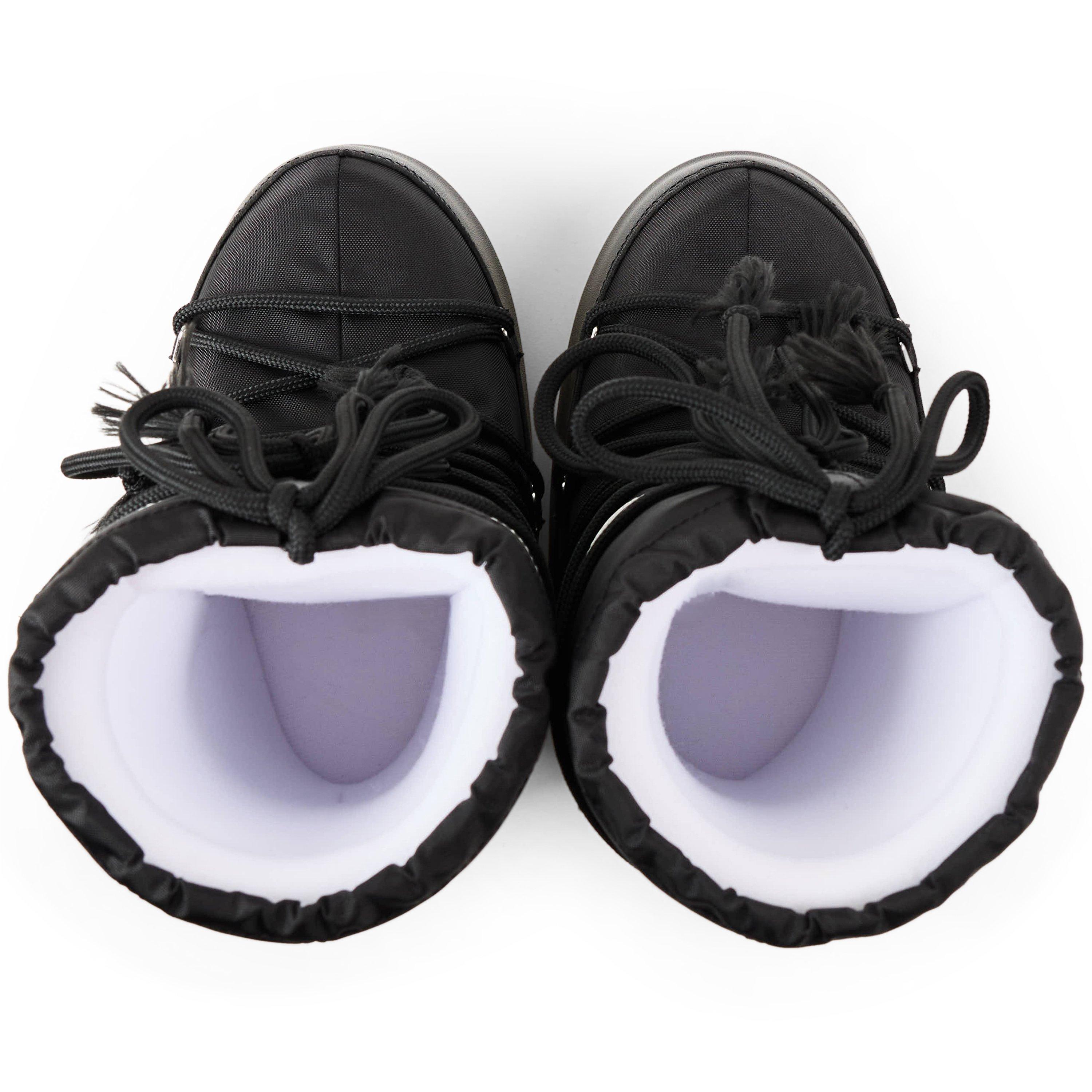 Black - Moon Boot - Unisex Kids' Icon Waterproof Thermal Snow Boots - 4