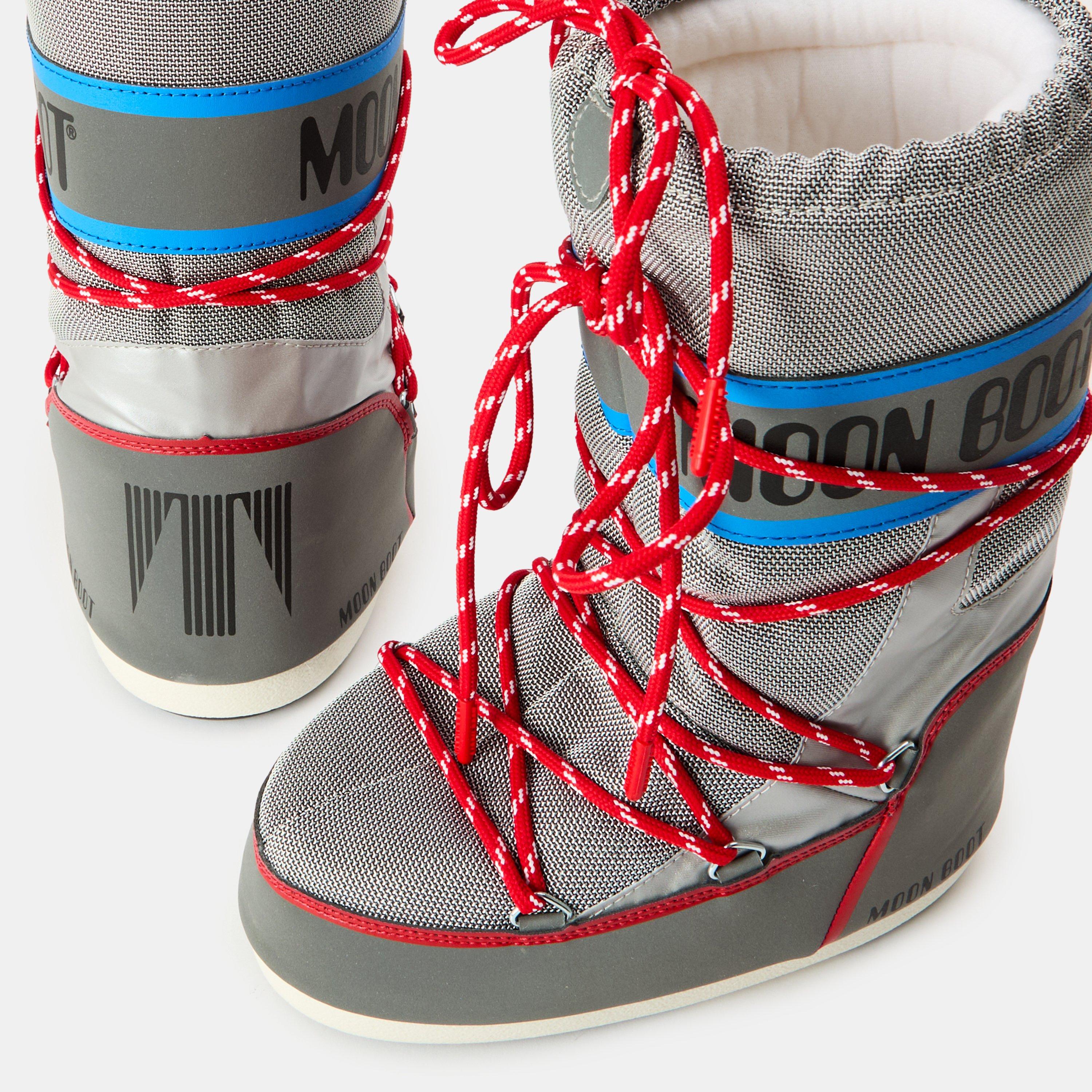 Silv Multi HF04 - Moon Boot - Unisex Kids' Icon Space Snow Boots - 3