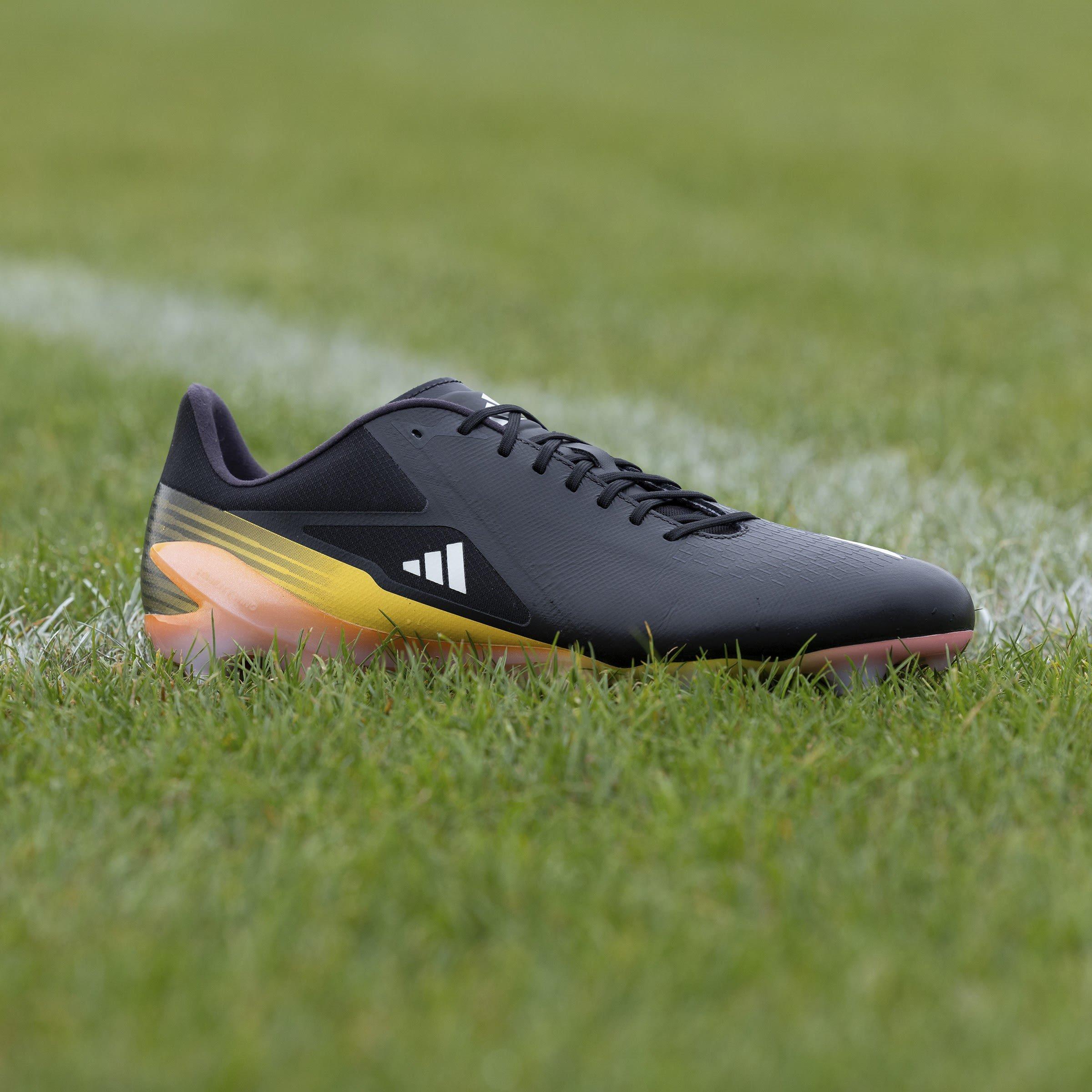 Black/Met/Spark - adidas - Adizero Rs15 Pro (Sg) Rugby Boots Unisex Kids - 13