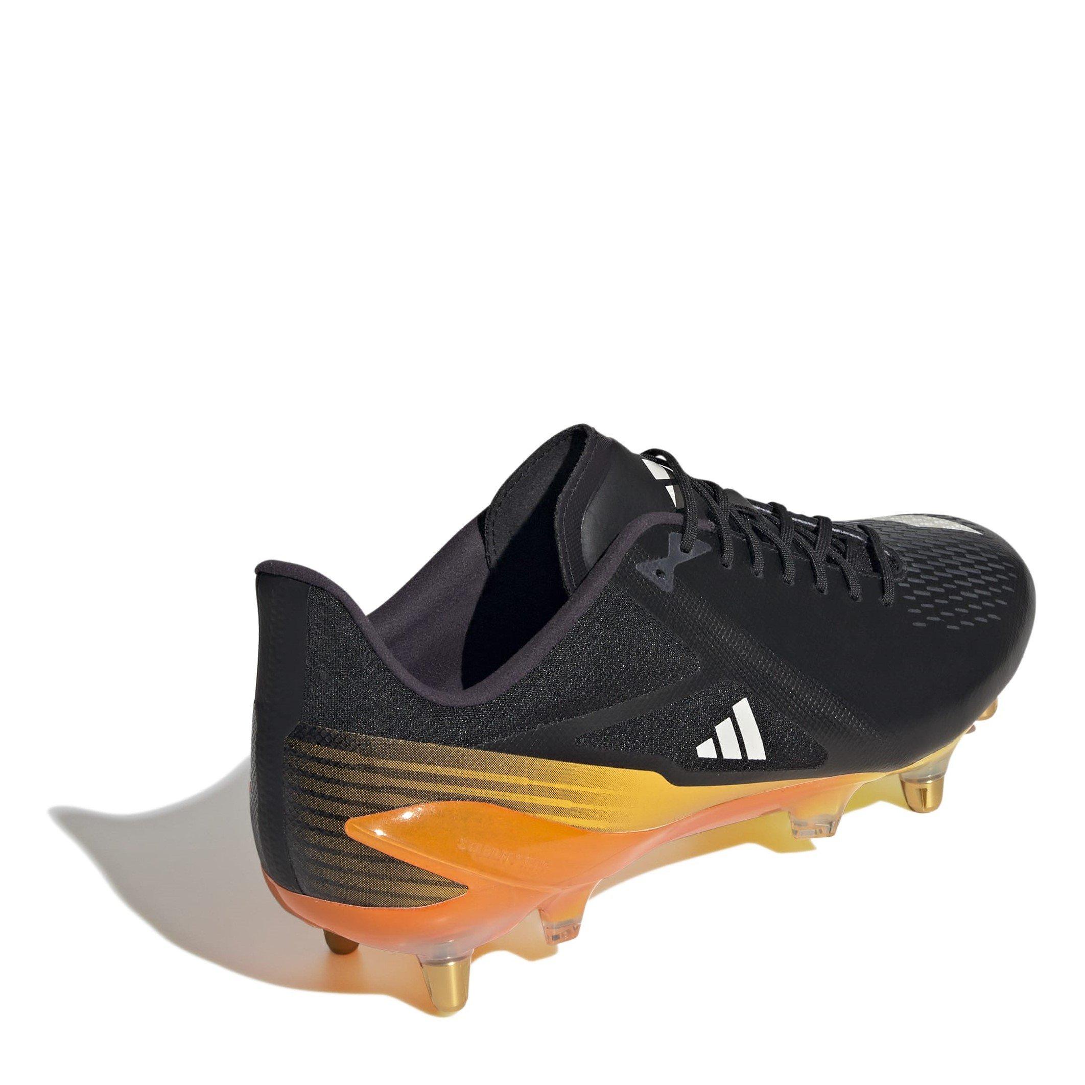 Black/Met/Spark - adidas - Adizero Rs15 Pro (Sg) Rugby Boots Unisex Kids - 4