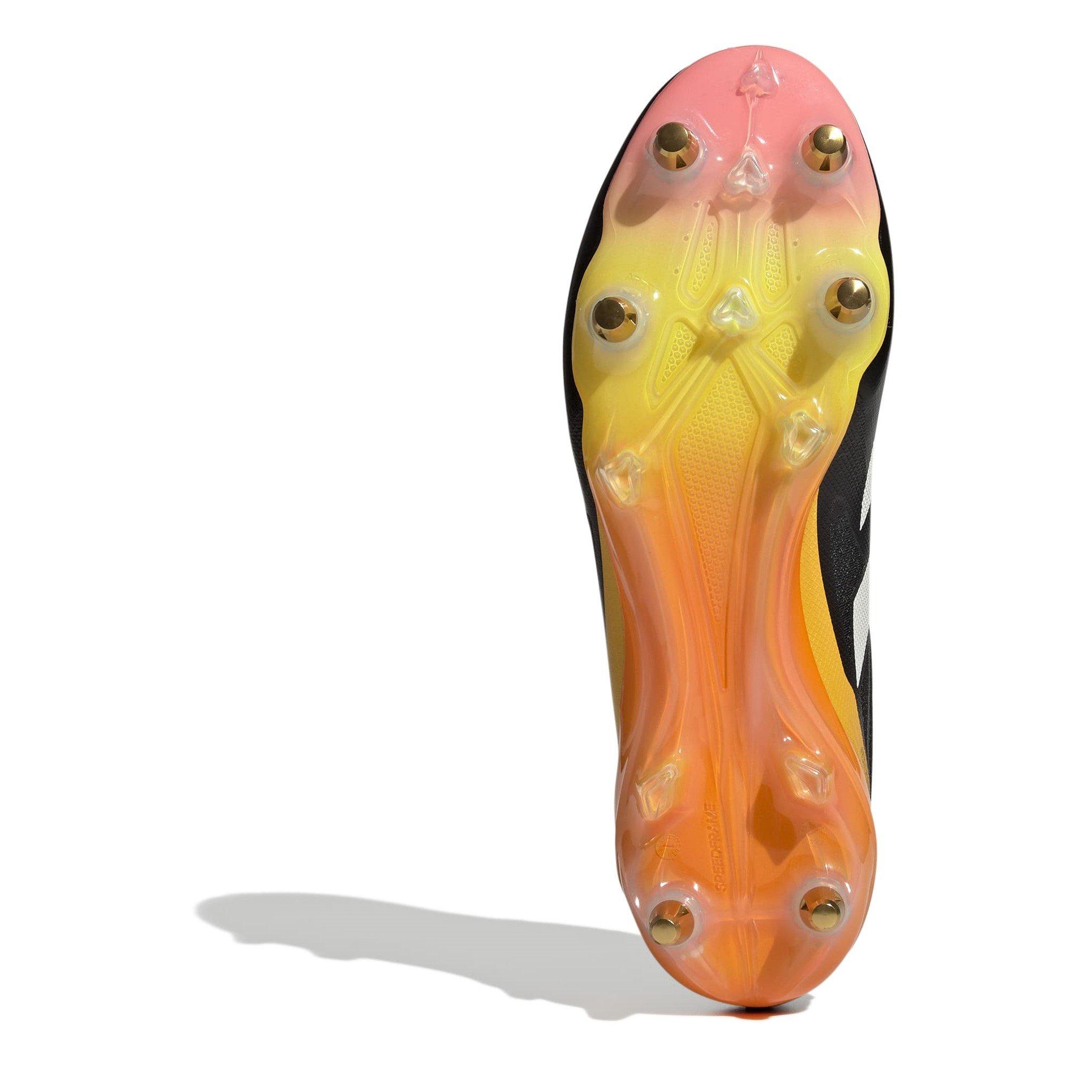 Black/Met/Spark - adidas - Adizero Rs15 Pro (Sg) Rugby Boots Unisex Kids - 6