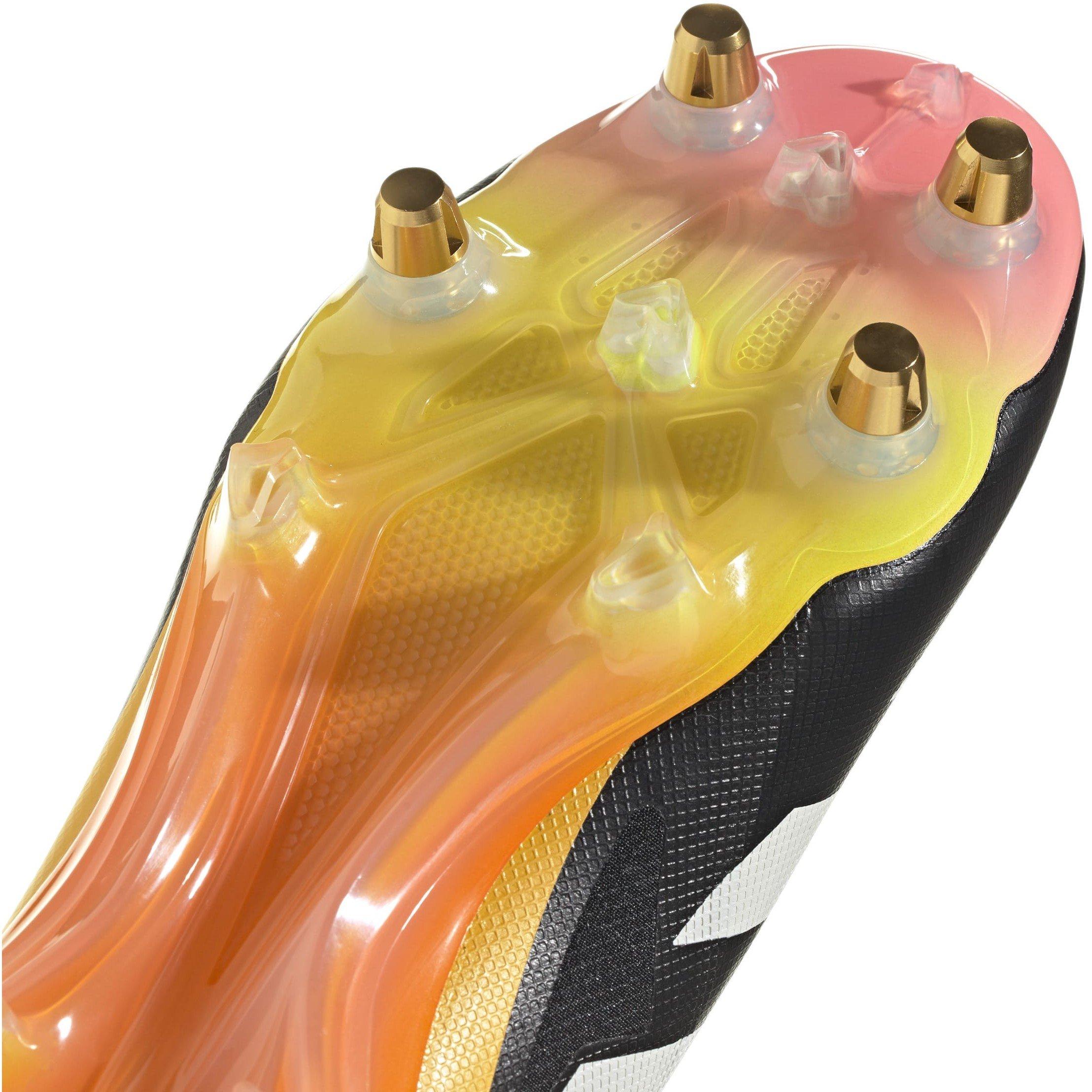 Black/Met/Spark - adidas - Adizero Rs15 Pro (Sg) Rugby Boots Unisex Kids - 7