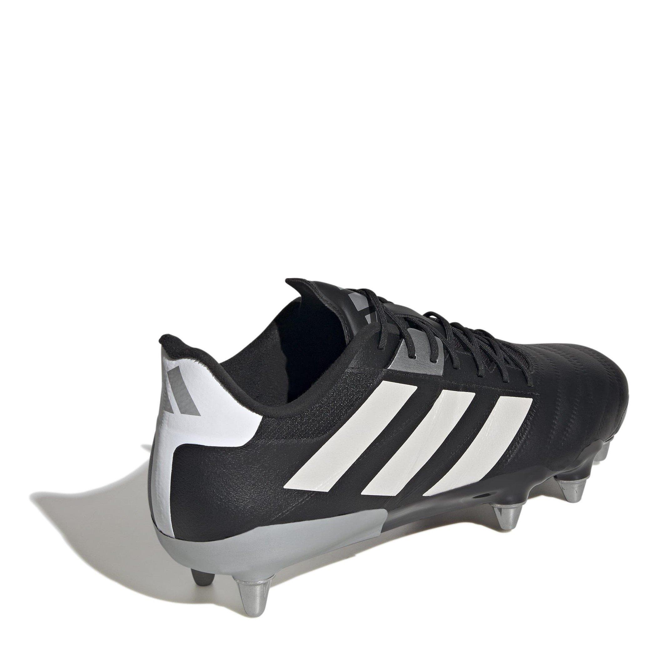 Preto Essencial/Zero - adidas - Kakari Rs (Sg) Rugby Boots Unisex Kids - 4