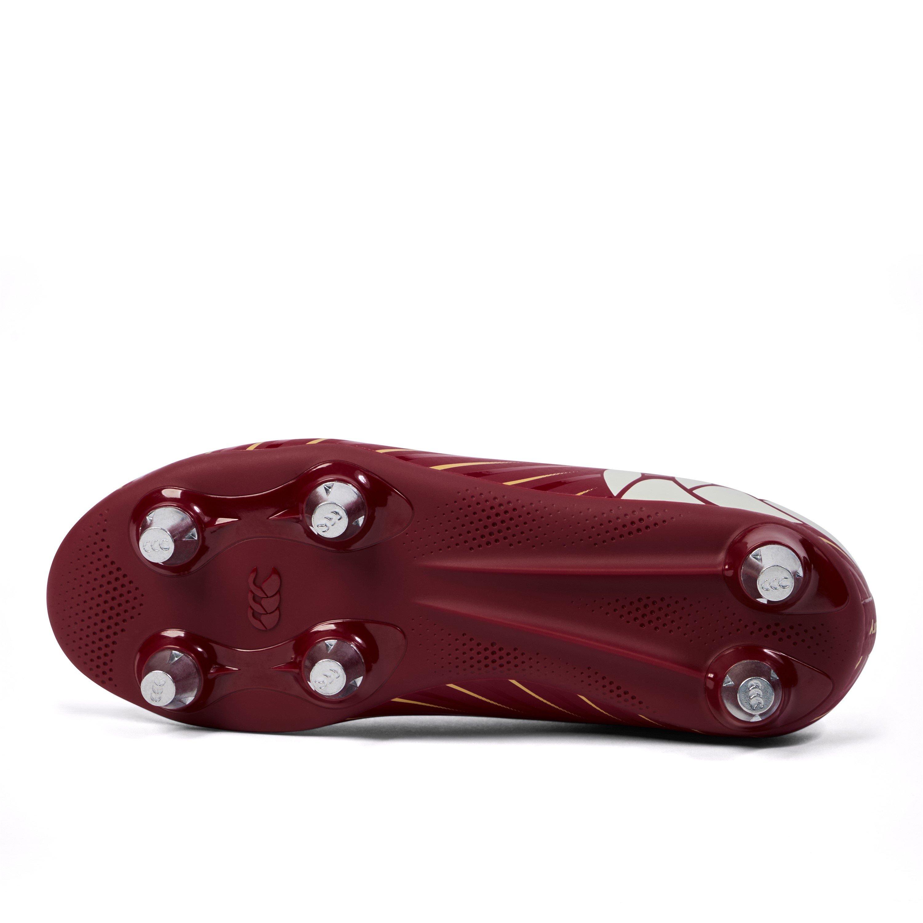 Rød Dahlia - Canterbury - Speed Juniors Soft Ground Rugby Boots - 2